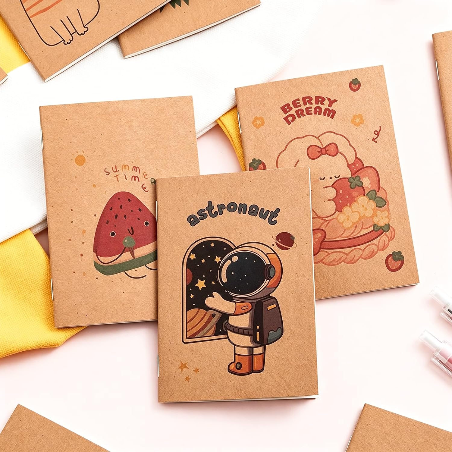 JALEBRO 100Packs Mini Notebooks Bulk, Blank Paper Small Pocket Notebook Mini Sketchbooks Small Journal Memo Notepads For Prayer Notes, Gratitude Journal & Creative Writing - Inspirational Gift Set