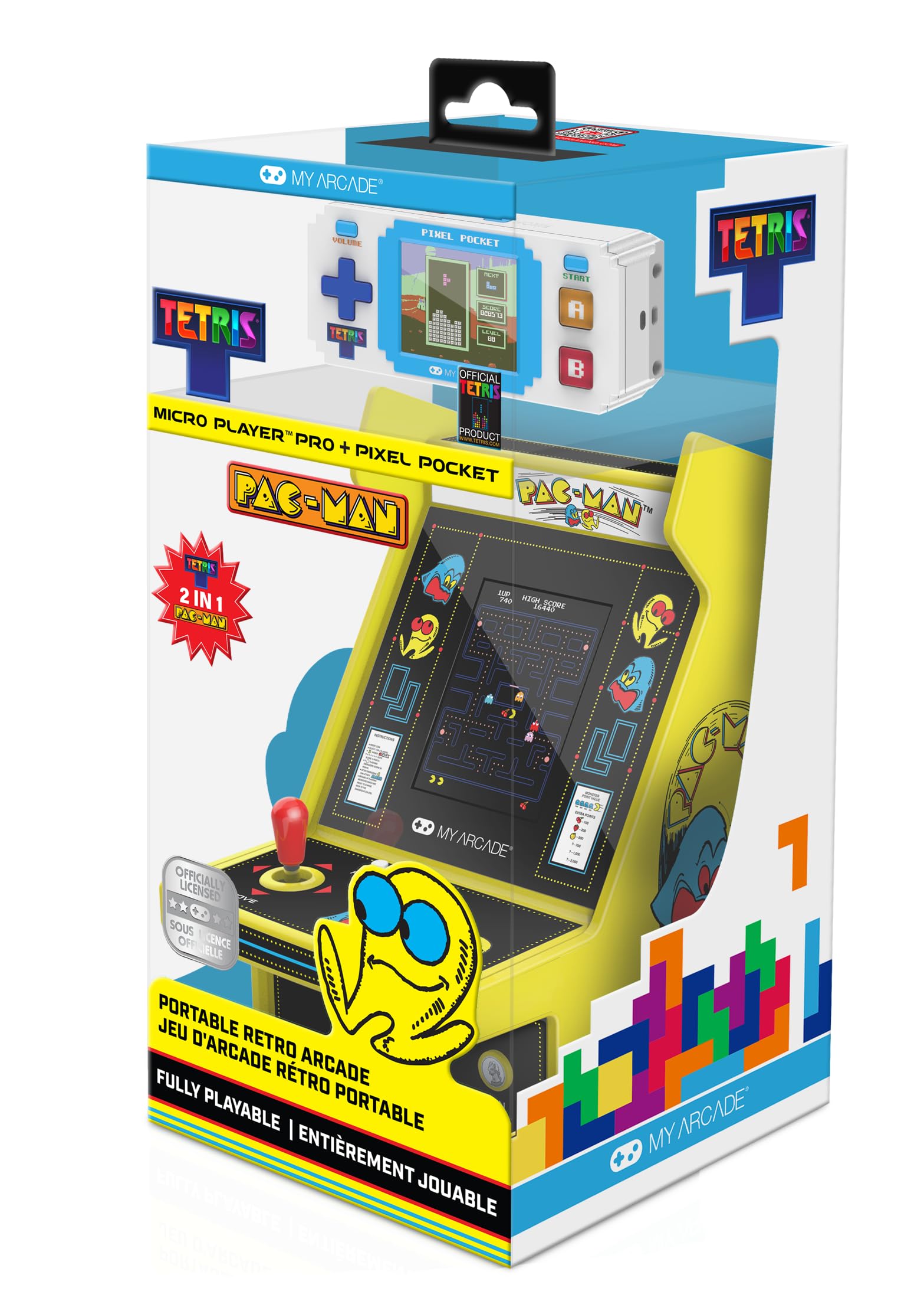 Amazon.co.jp: My Arcade Pac-Man マイクロプレーヤーとテトリス