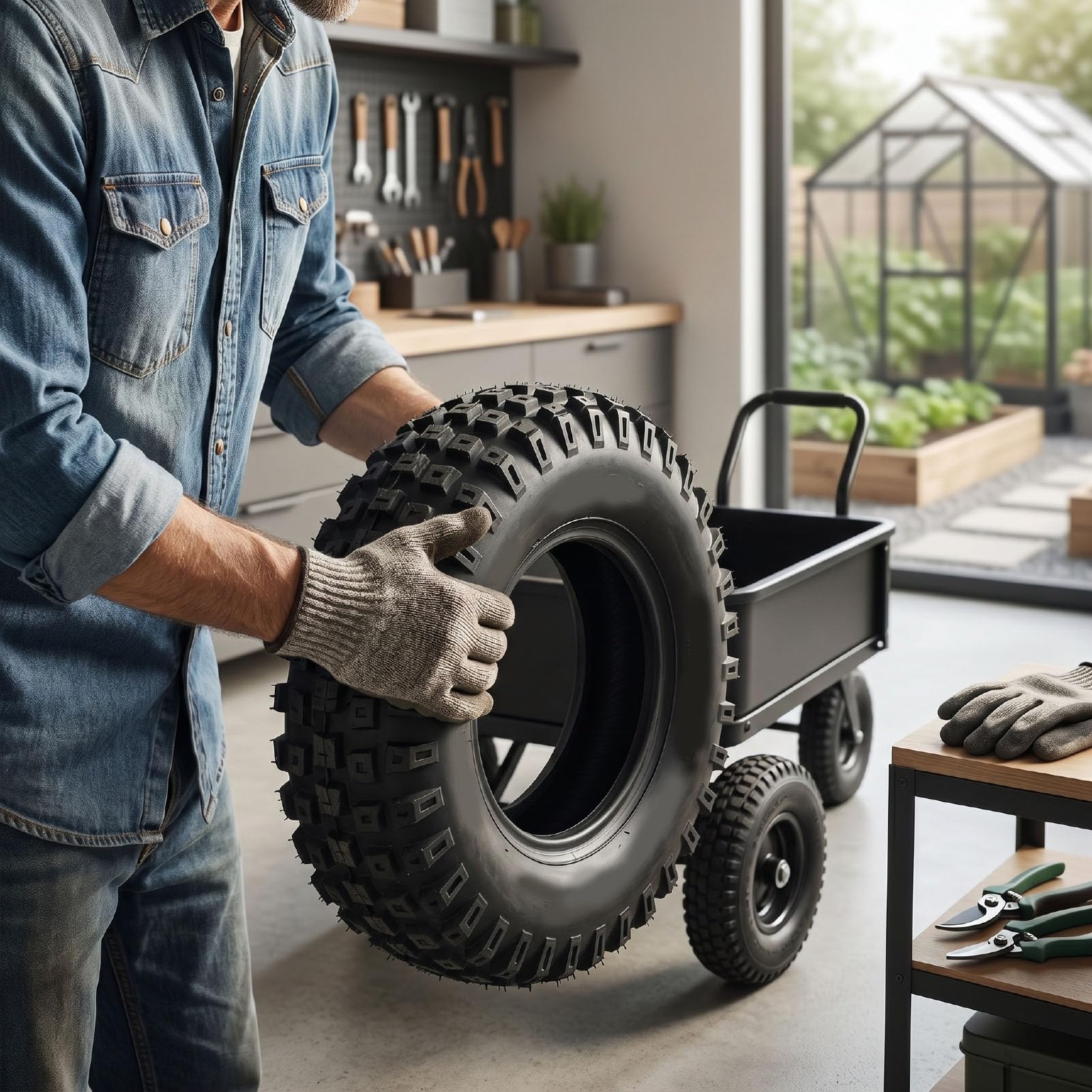 Tbest Pneu à Vide sans Chambre à Air 14x5,0-6,5 130/70-6,5, Antidérapant, Antidéflagrant pour Scooter électrique, Moto avec Caoutchouc Naturel Plus épais et Plus Large de 14 Pouces