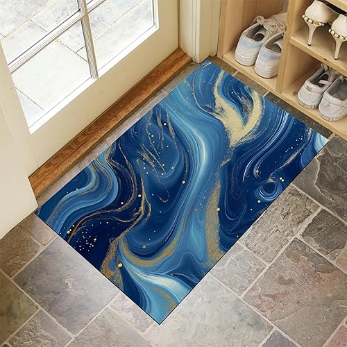 Paillasson Attrape Poussière - 60X90Cm Tapis Sol Antidérapant Lavable en