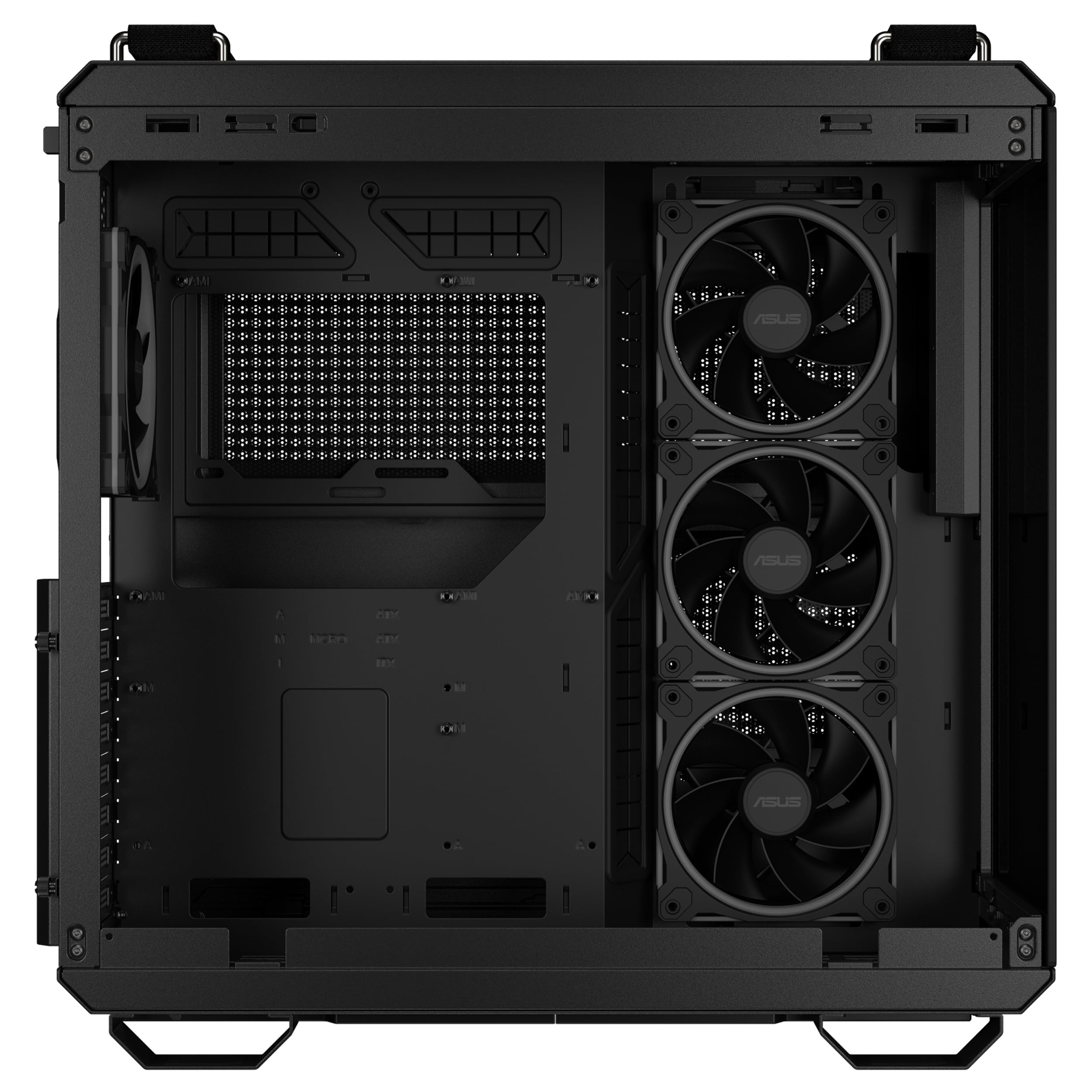 ASUS TUF Gaming GT502 Horizon Caja ATX Torre Mediana Doble Cámara USB 20 Gbps Tipo-C Negro
