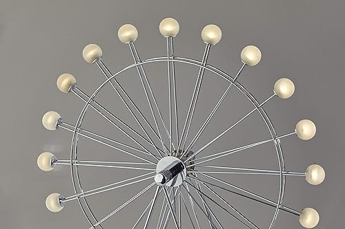 Miniatura 4 de Adesso Home 2120-22 Lámpara de mesa LED de transición de la colección Coney en acabado cromado, 5.25 pulgadas, grande, bronce