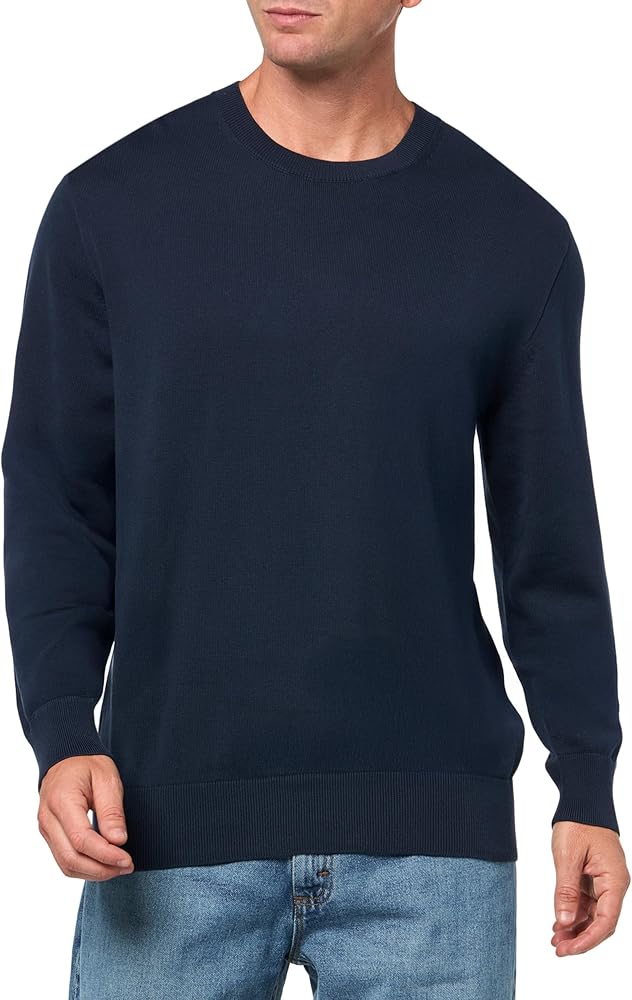 BRIEFING 3D LOGO CREWNECK KNIT（NAVY／L） Sport-Tek Drive Fleece Crewneck | Product | SanMar