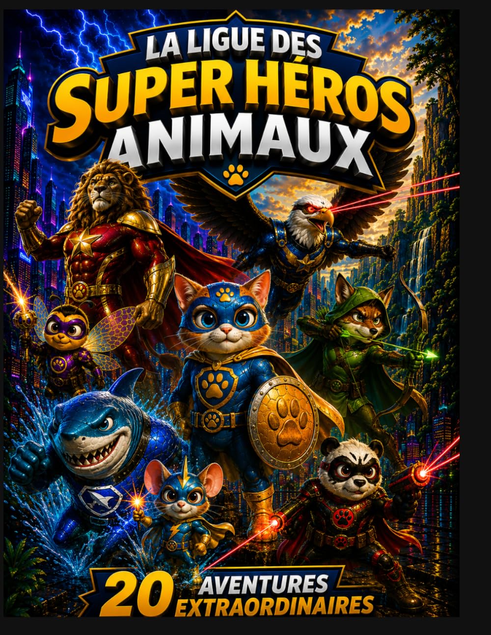 La Ligue des Super Héros Animaux: 20 Aventures Extraordinaires