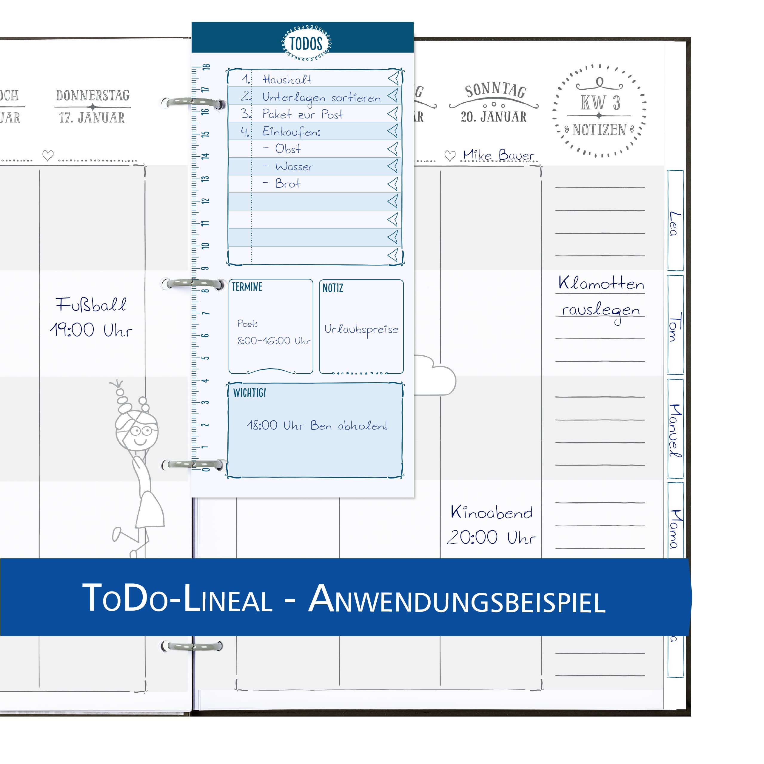 flexiNotes TODO-LINEAL A4, Type: Family, basic