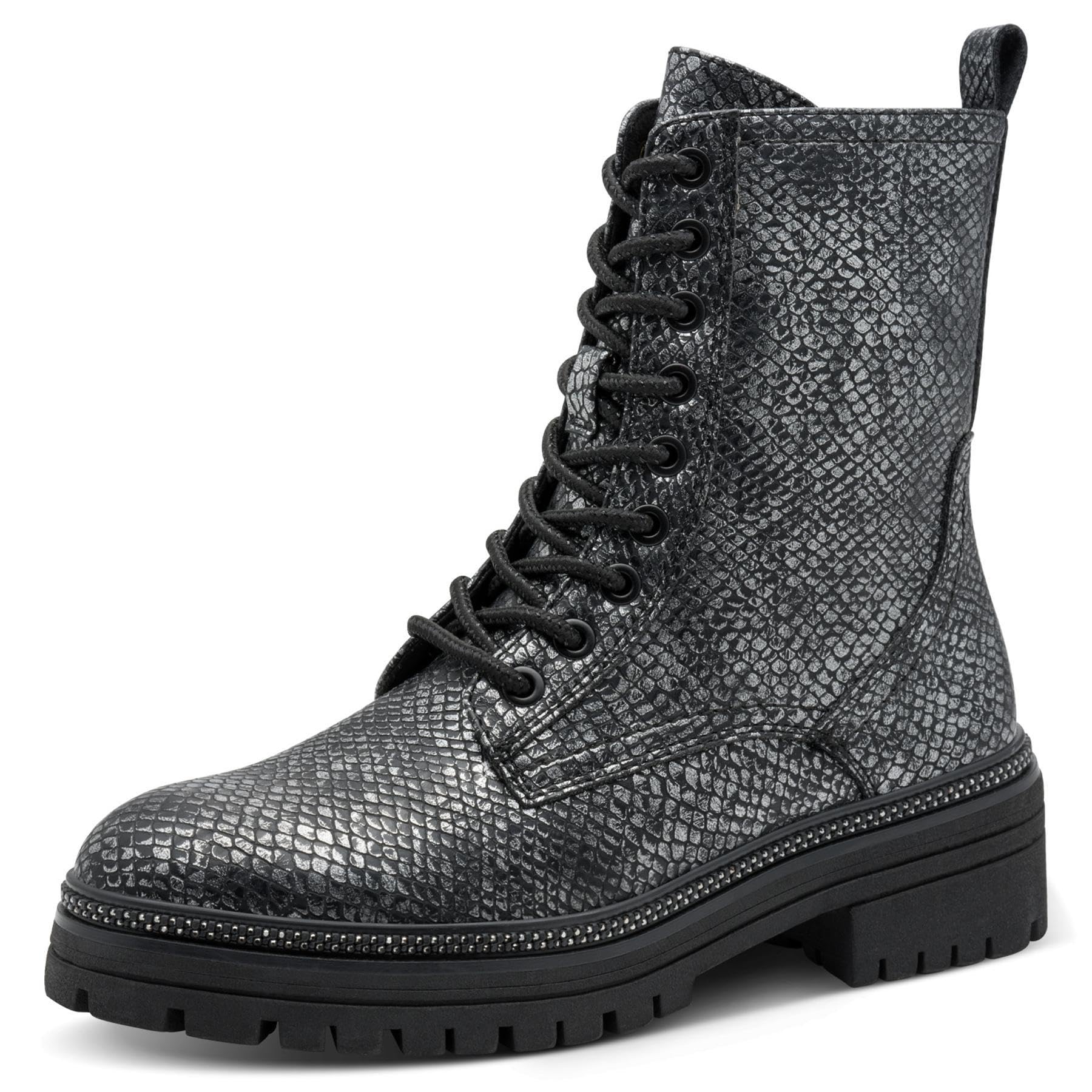 MARCO TOZZI Women's Mode-Stiefel 2-25202-43 Fashion Boot, Pewter Struct, 6 UK
