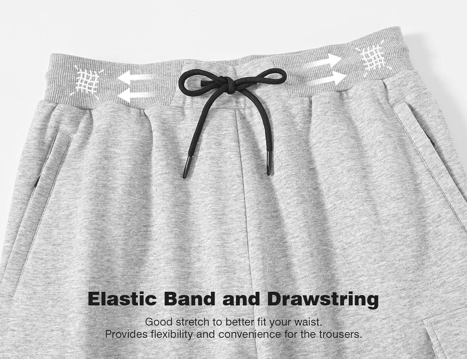 TBMPOY Men's Cargo Fleece Lined Jogger Pants - Image 5