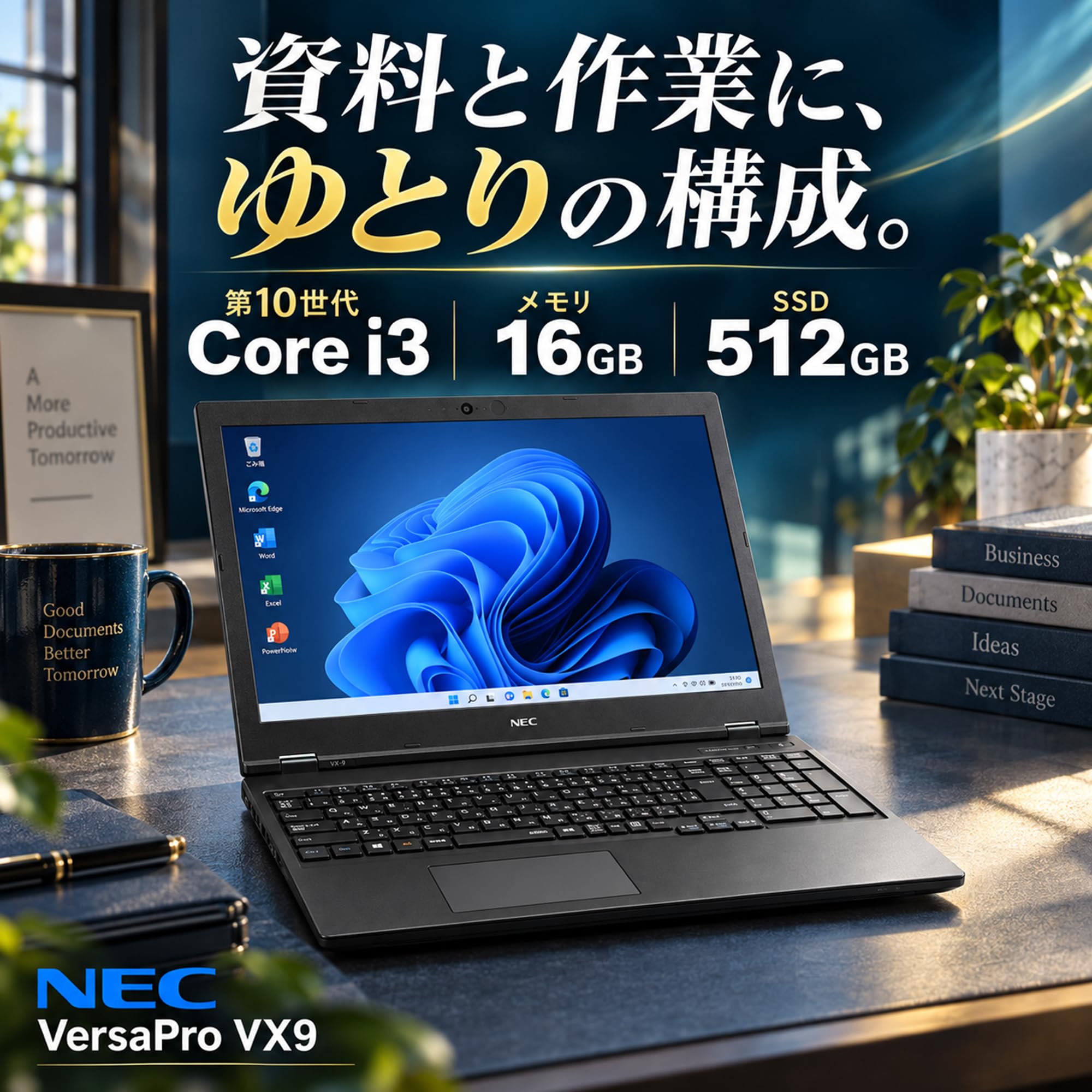 Amazon.co.jp: 【整備済み品】ノートパソコン NEC VersaPro VX9 15.6型
