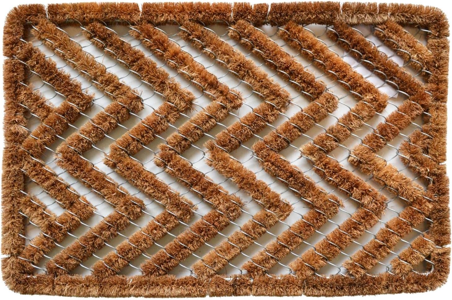 Imports Decor Spiral Doormat, Zigzag, 16-Inch by 24-Inch
