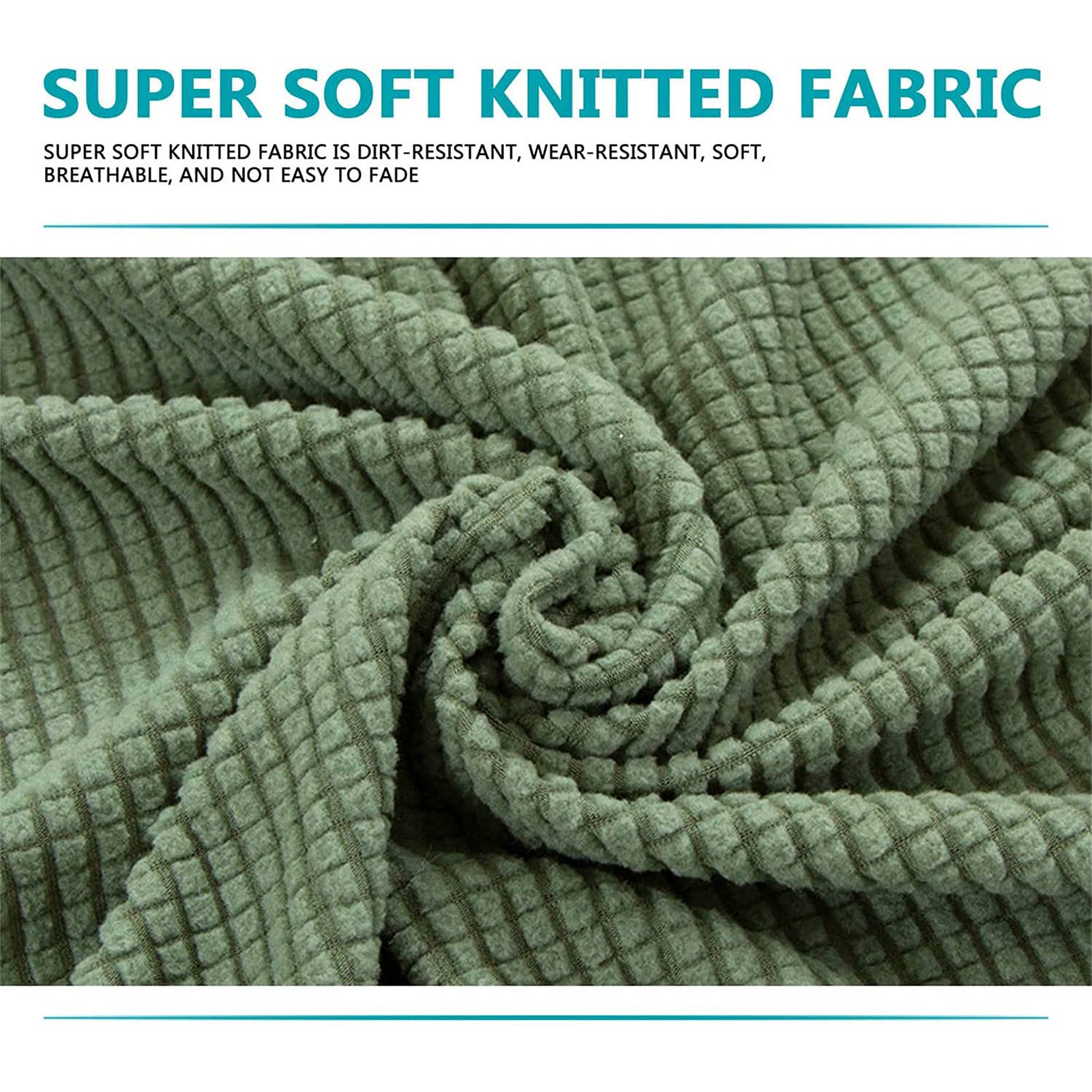 WSGJHB Copritesta Elastico Per Letto Matrimoniale, Copri Testiera Morbido Tinta Unita, Adatto A Testiere 110-240 Cm, Colore Verde