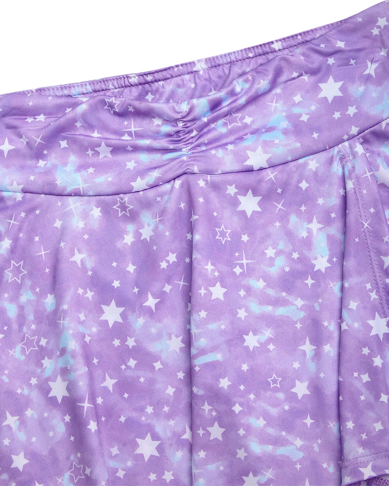 RBX Conjunto de falda deportiva para niñas, traje de entrenamiento de 2 piezas con camiseta gráfica de rendimiento y falda atlética para niñas