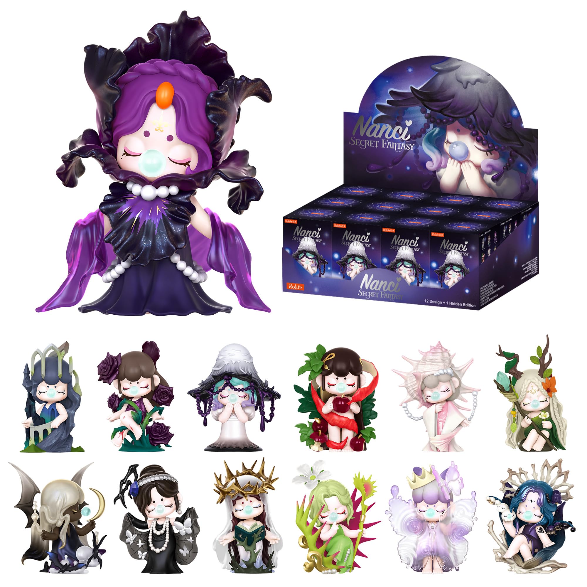 Amazon.com: Rolife Nanci Secret Fantasy Blind Box Mystery Figure