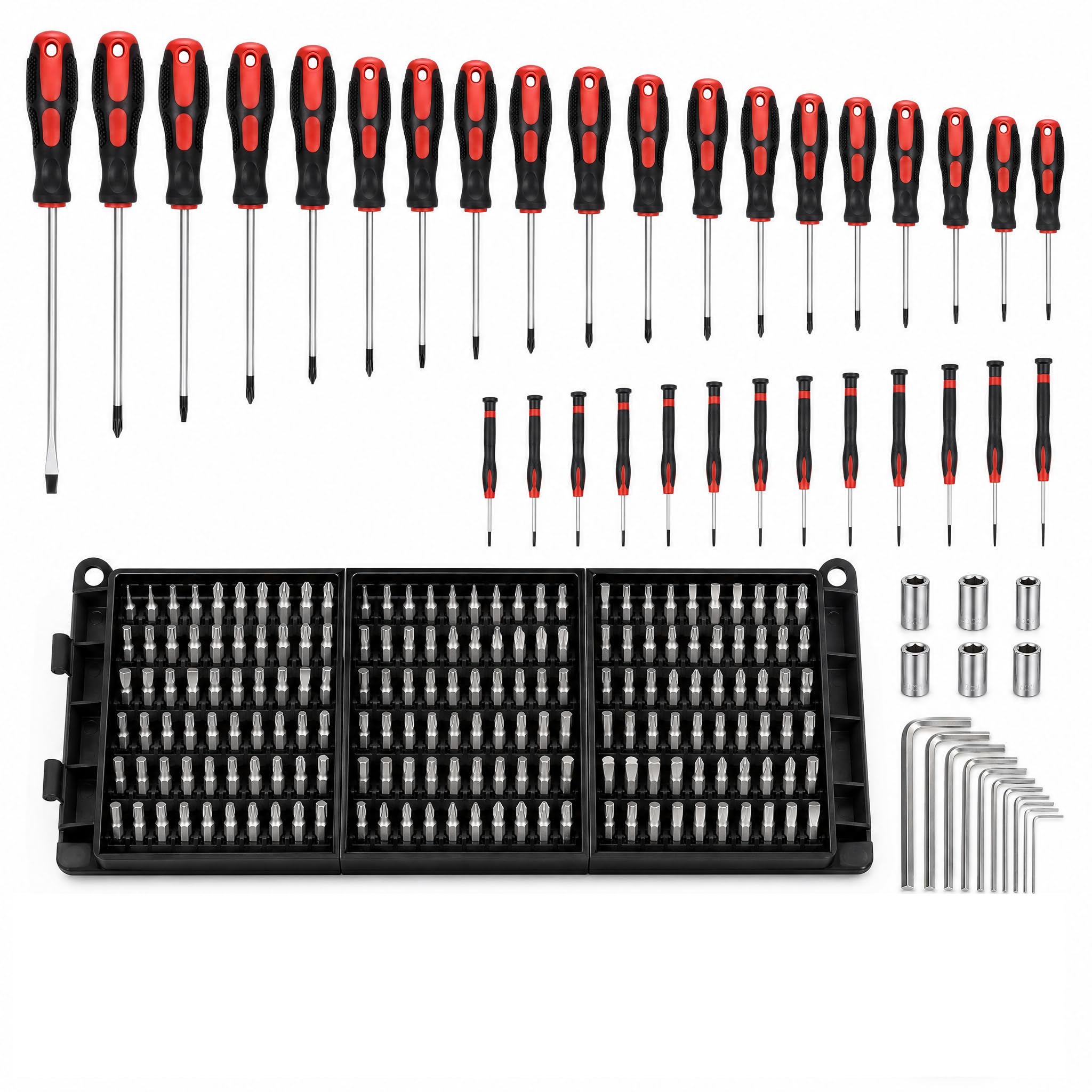 Magnetic Ratcheting Screwdriver Set - 116 Piece Tool Kit -2