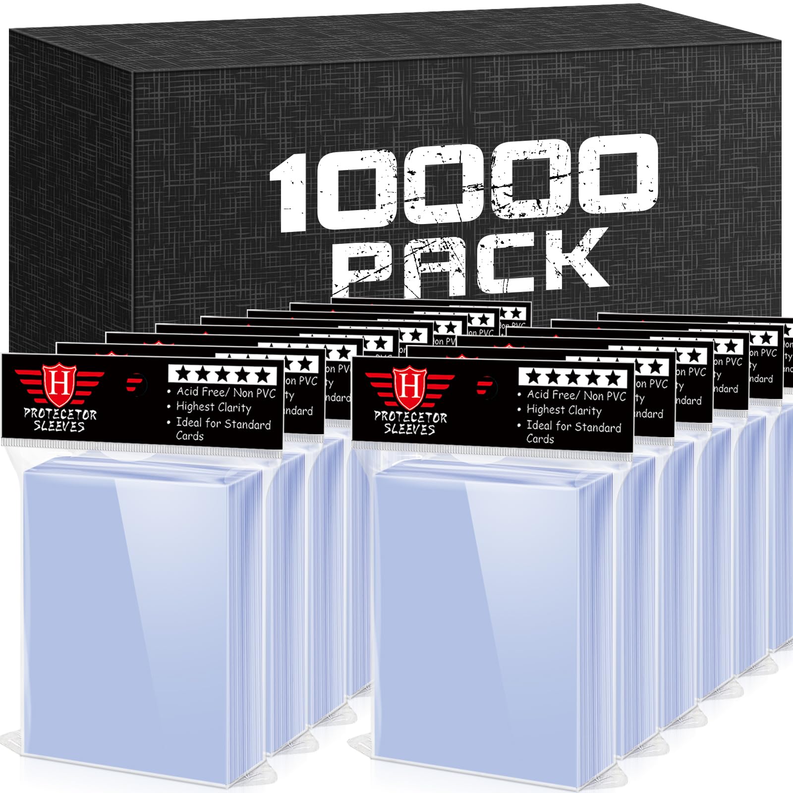 Amazon.com: 10000 PCS Card Sleeves for Trading Cards, Soft Penny Card  Sleeevs Clear Plastic Card Protectors Fit for Baseball Cards MTG Sports  Cards Standard Cards (100 Pack) : Toys & Games