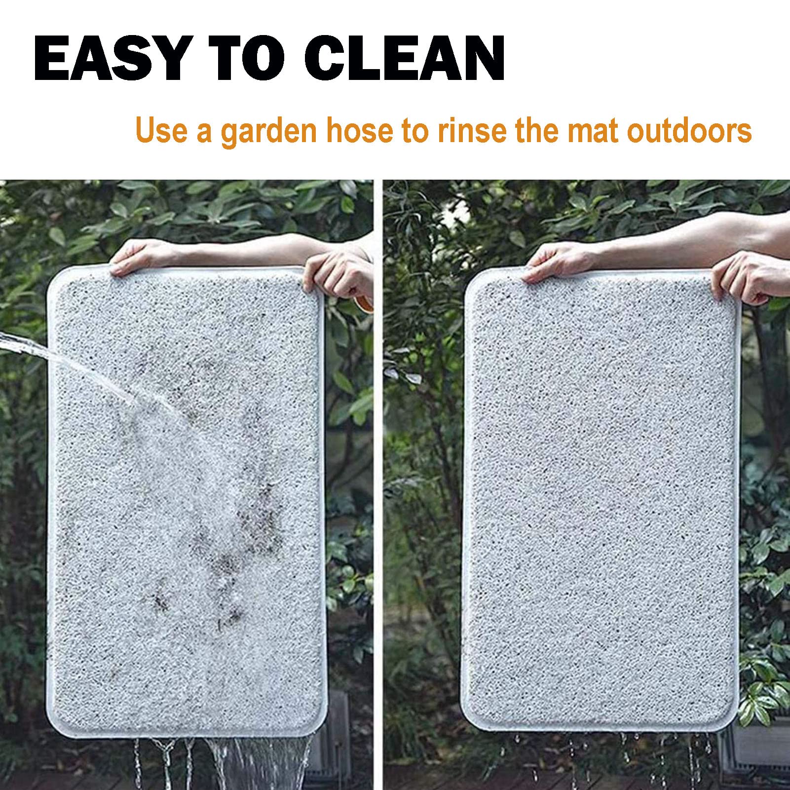 Zerbino per interni ed esterni, in stile retrò, antiscivolo, ecologico e resistente all'usura, decorazione per patio