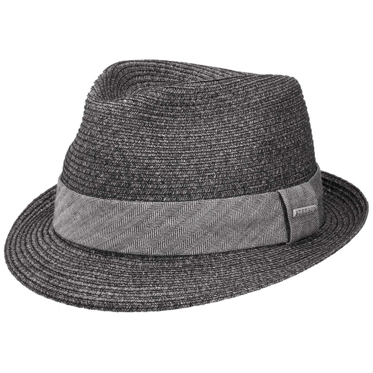 Stetson Reidton Toyo Trilby kapelusz słomkowy męski – melanżowy kapelusz z tasiemką garnitującą – kapelusz przeciwsłoneczny ze słomy Toyo – kapelusz męski – kapelusz letni na wiosnę/lato – kapelusz