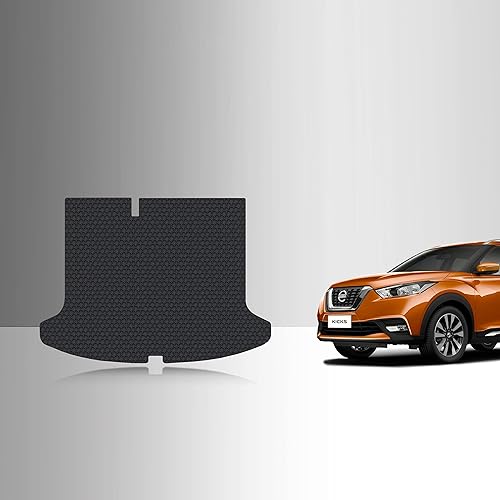 ToughPRO - Alfombrilla de carga compatible con Nissan Kicks todo tipo de clima resistente goma negra 2018-2019