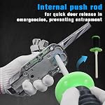 Walk in Cooler Door Handle,Freezer Door Handle, Freezer Door latches, Suitable for Freezer Door Locks, Oven Locks, Laboratory Door Locks, or Other Equipment (Base Height 3.5inch)