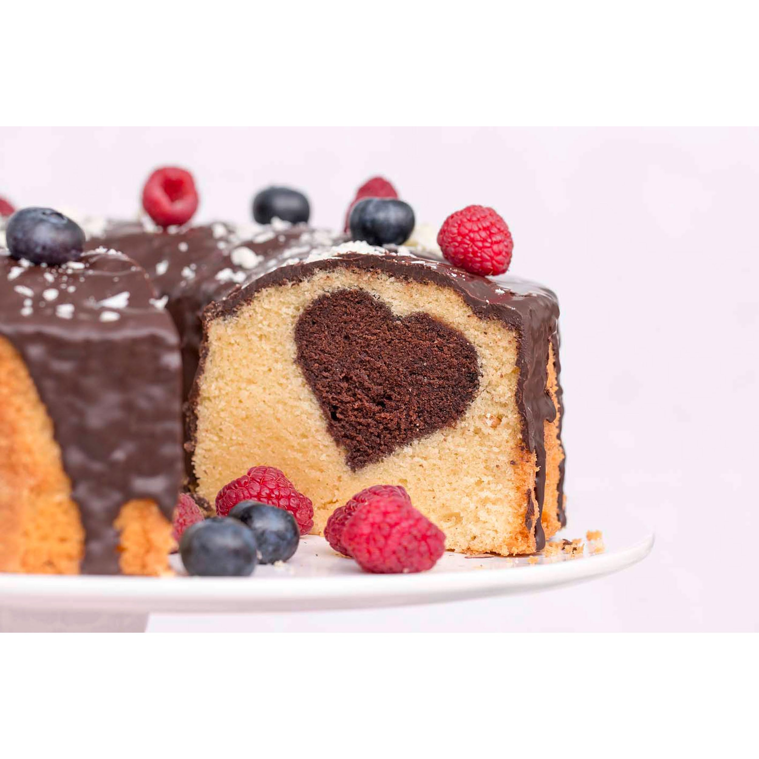 Städter Springform we love baking, Ø 28 cm, mit Flach- und Rohrboden, Hochwertige Antihaftbeschichtung, made without PFAS, Backform für Kuchen & Torten