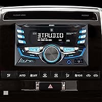 Vista 6 de JENSEN MPR420 Receptor estéreo de coche con pantalla LCD de 7 caracteres doble DIN Asistente Push to Talk Llamadas manos libres Bluetooth