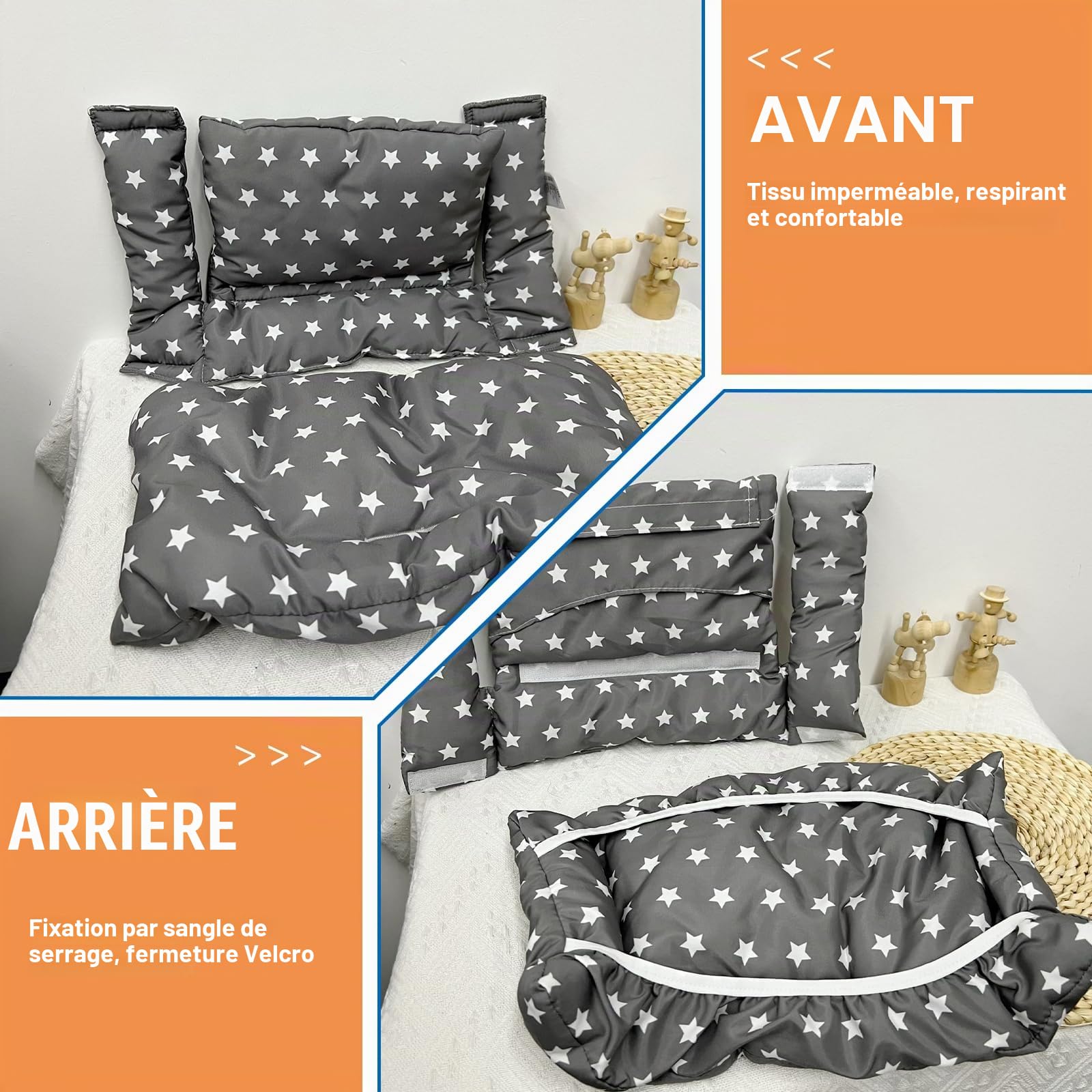 Meyagot Coussin De Chaise Haute, Coussin D'assise Pour Chaise Haute, Coussin De Siège Doux Coussins De Siège Pour Chaise Haute Coussin Pour Chaise Haute Coussins De Rechange Pour Chaise Haute