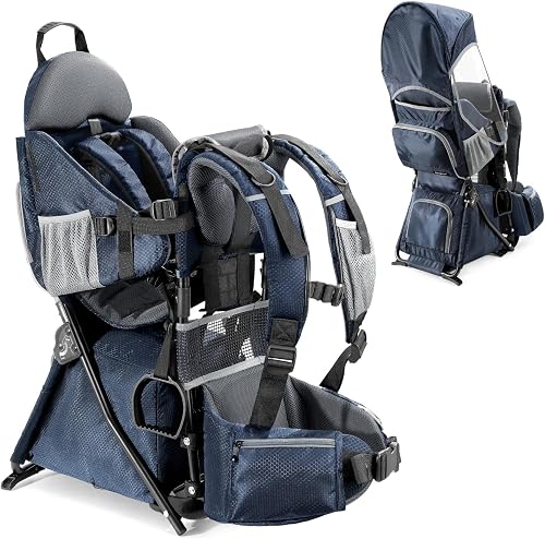 besrey Toddler Hiking Backpack Carrier-Adjustable Padded Shoulder Straps