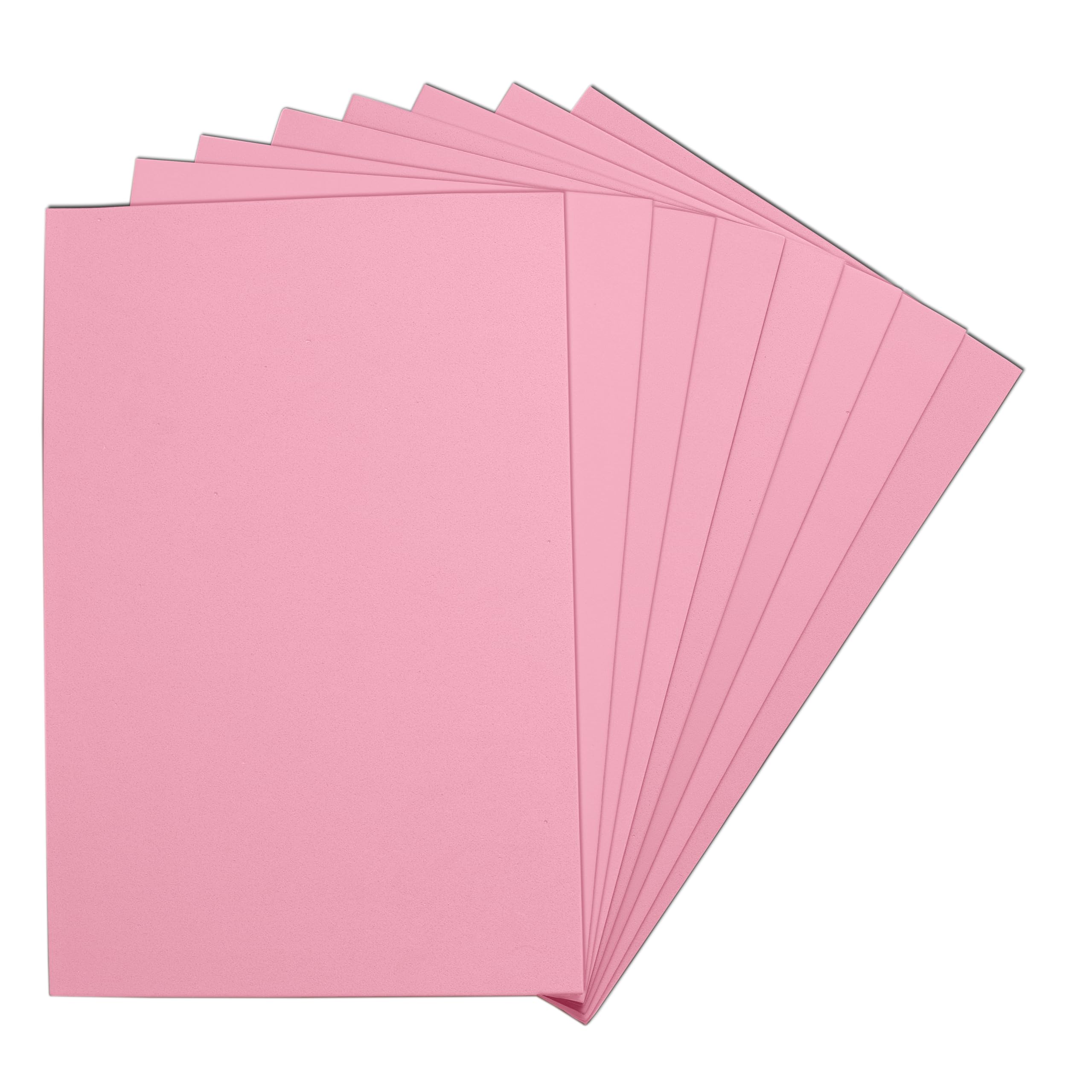 Pink EVA Foam Sheets, 6 x 9 Inch, 2mm Thick – Foam Paper for DIY Arts and Crafts, School Projects, and More – 8 Pack