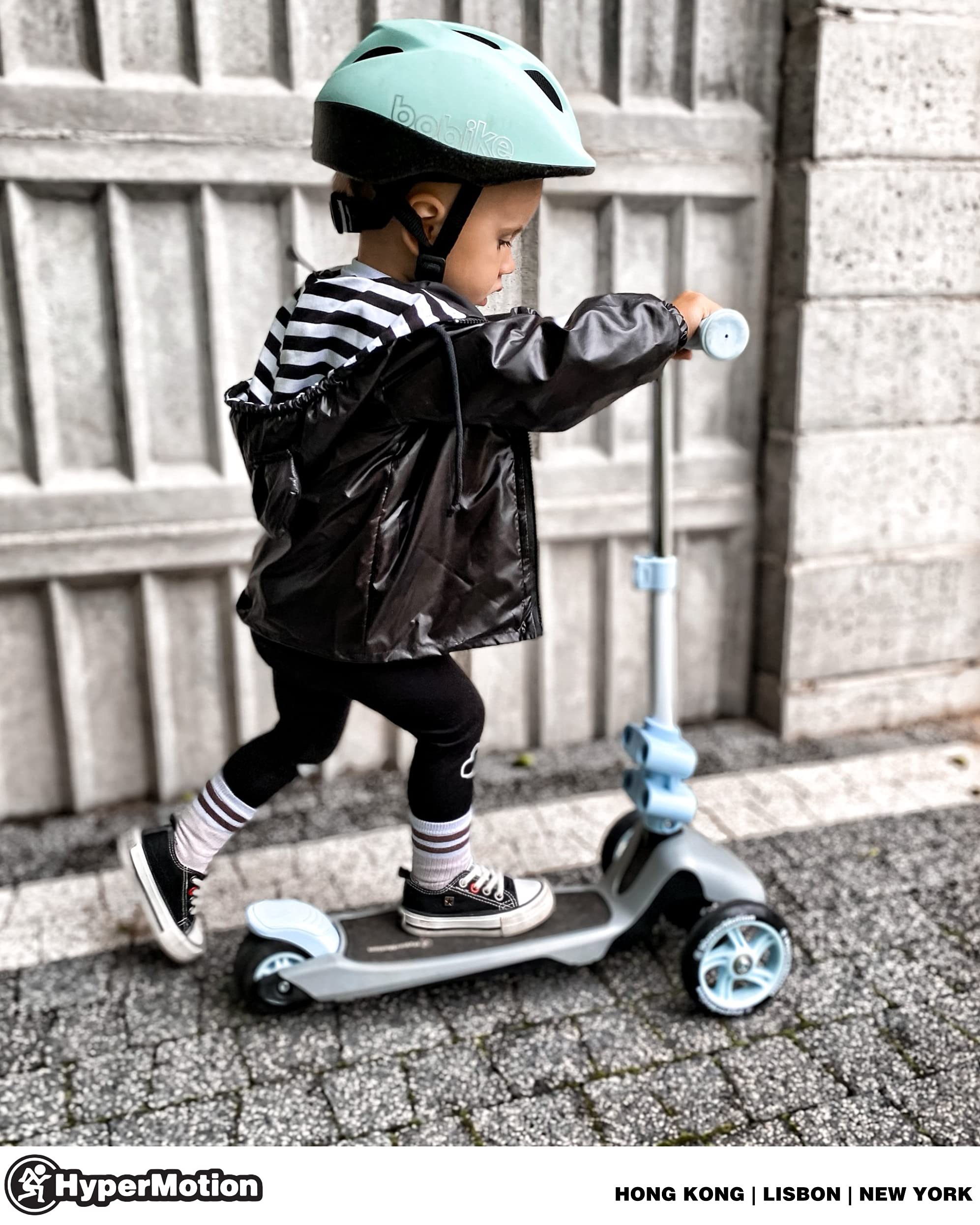 HyperMotion Draisienne - Monopattino da bambino 3 in 1 (carico massimo 50 kg) | triciclo bambino evolutivo da + 1 anno | Poggiapiedi, sedile carico max 20 kg, piattaforma antiscivolo manubrio