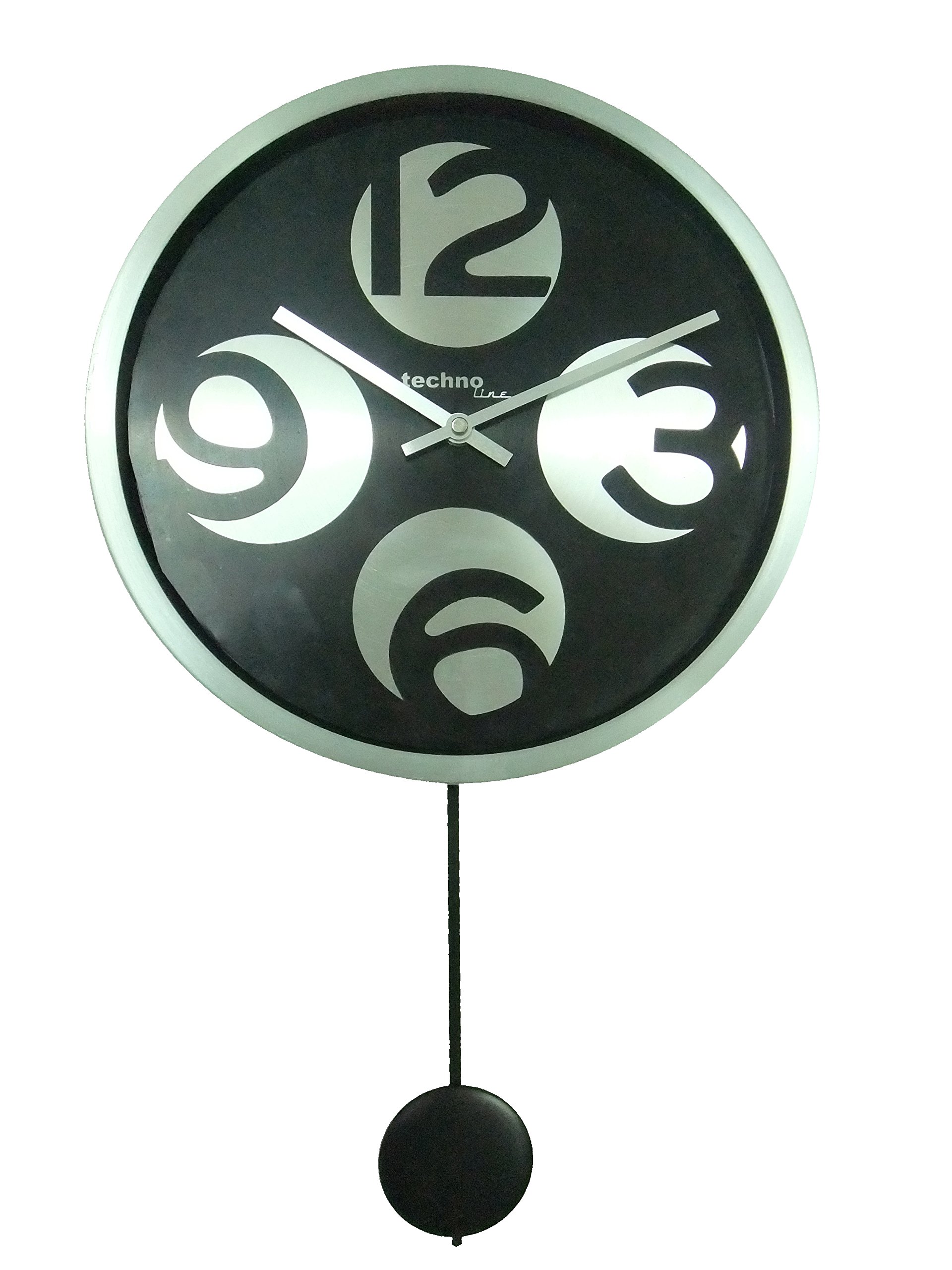 Technoline WT 1030, 30 x 4.3 x 30 cm, Silver-black