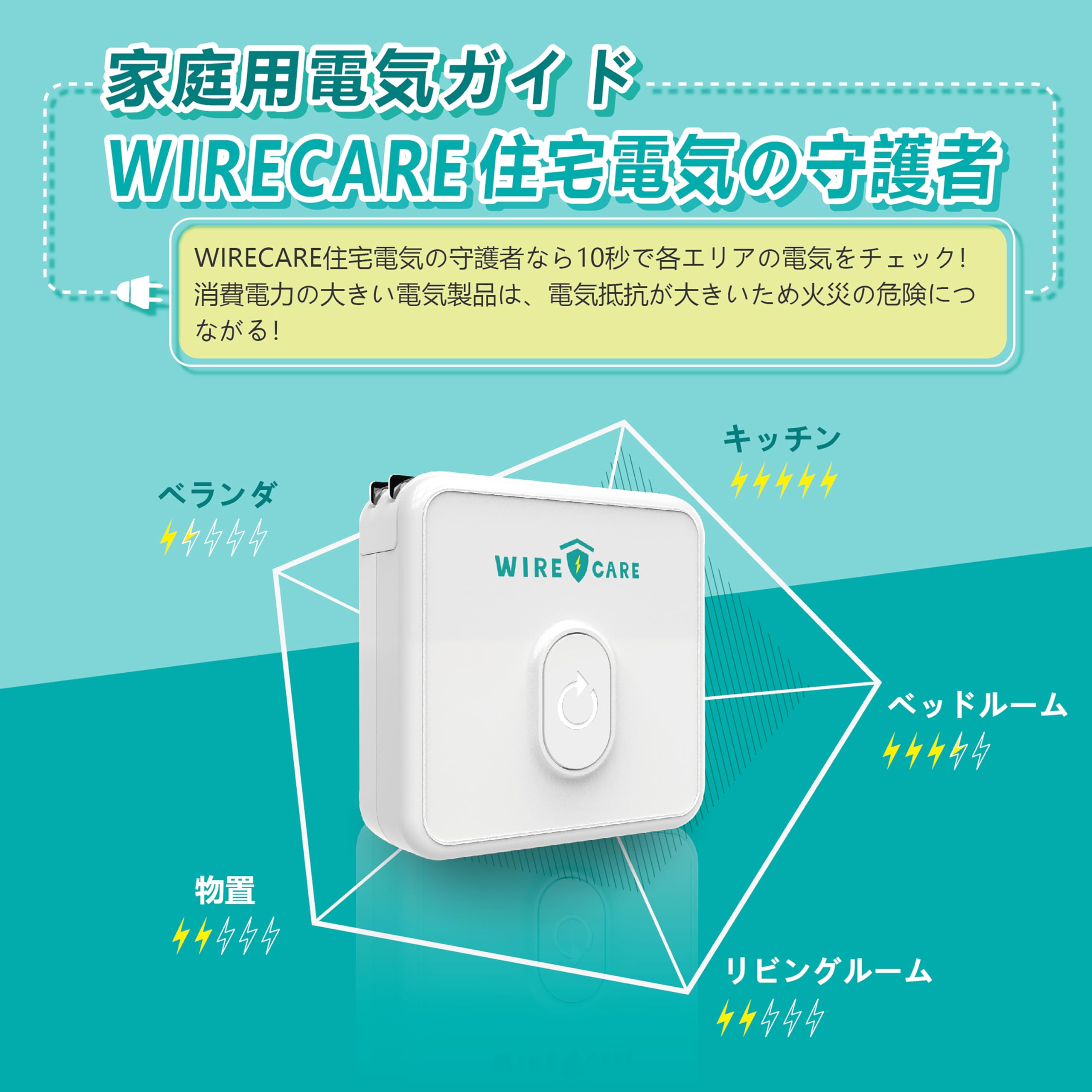 Amazon | WIRECARE ワイヤーケア コンセントチェッカー 劣化診断
