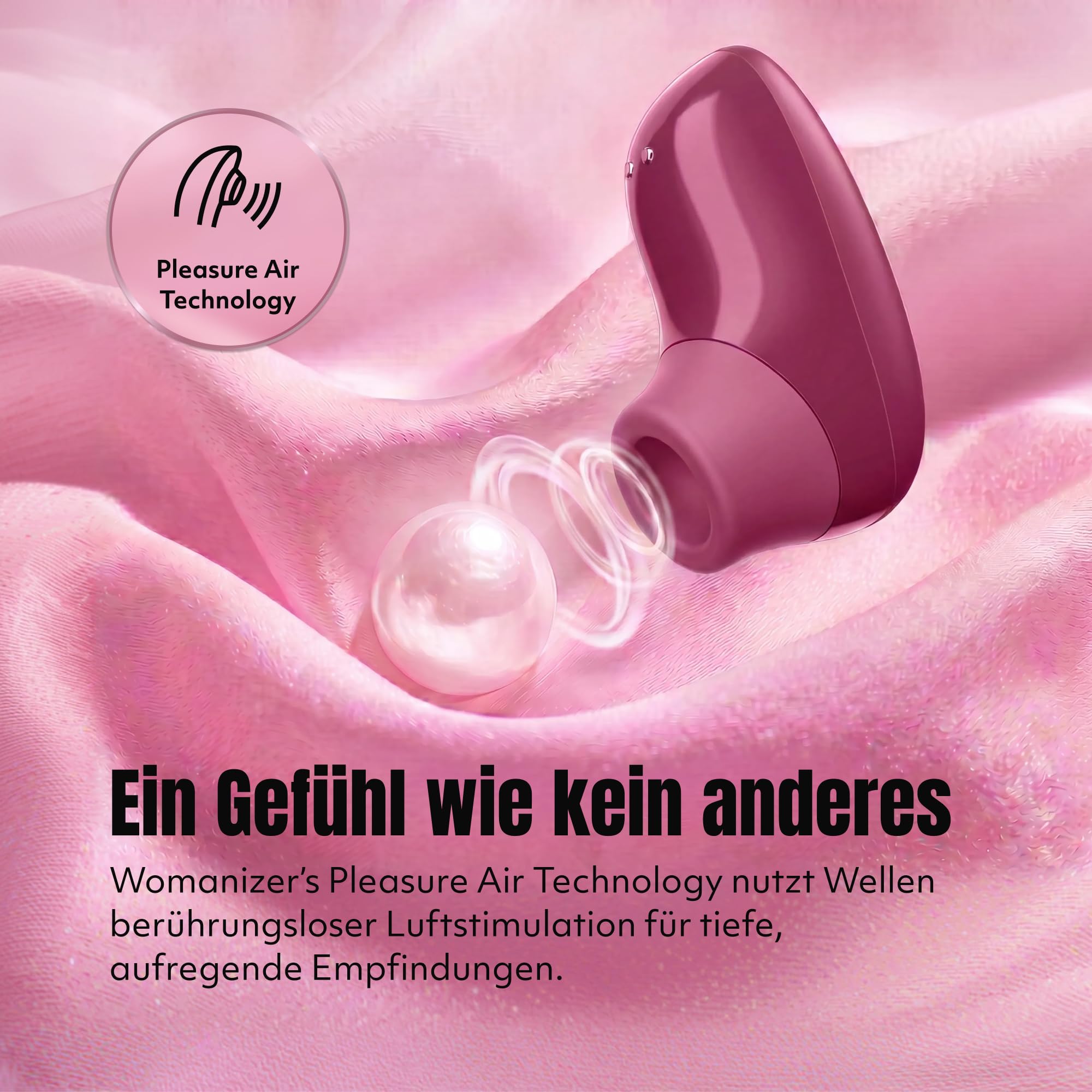 Womanizer Snap stimulateur clitoridien de poche + pochette argentée