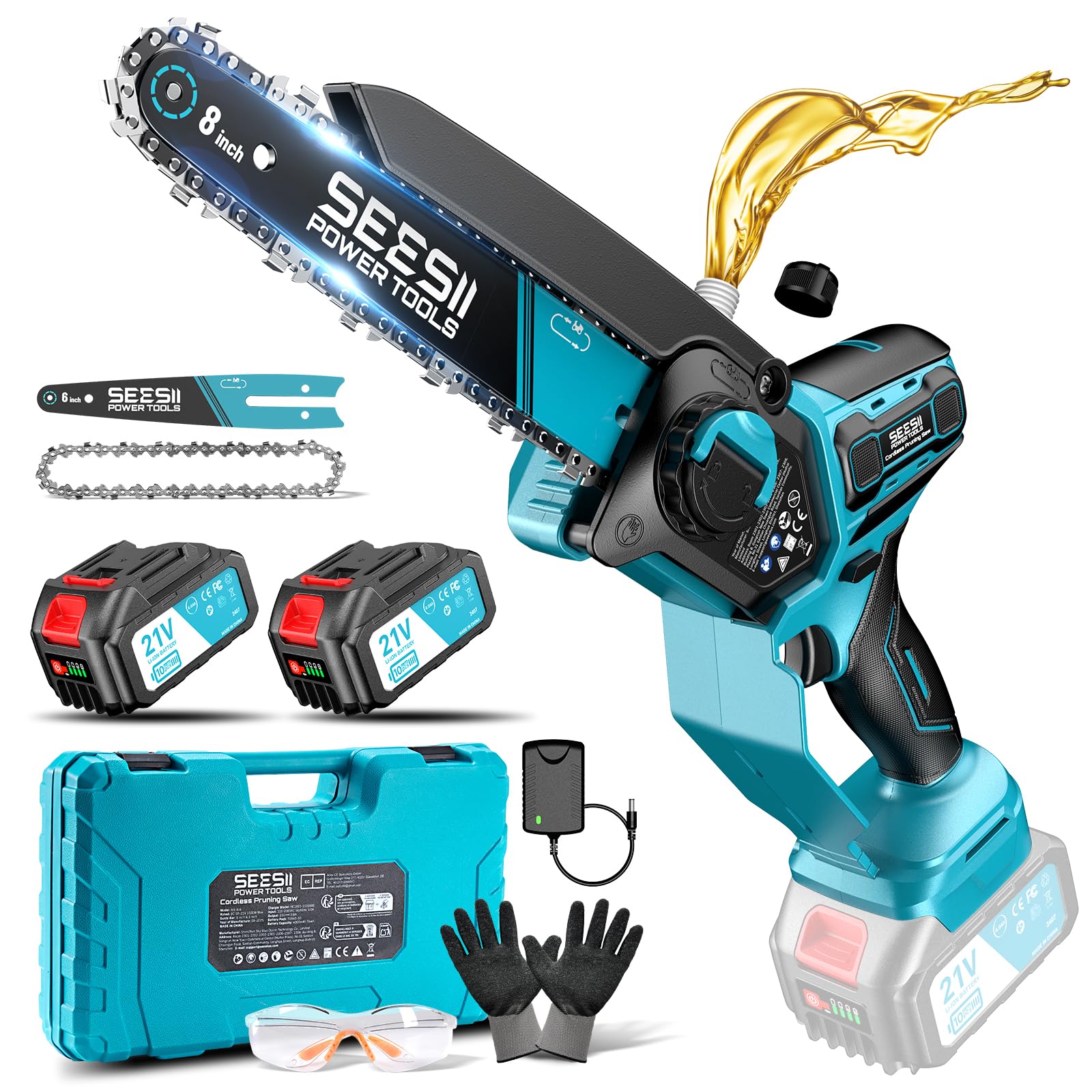 SEESII Mini Kettensäge