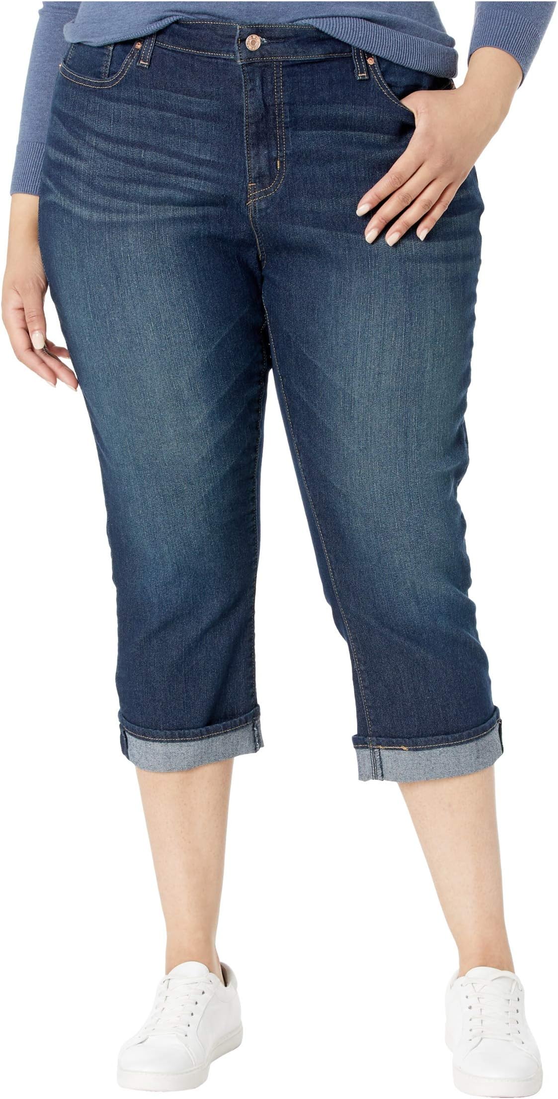 levi capri jeans plus size