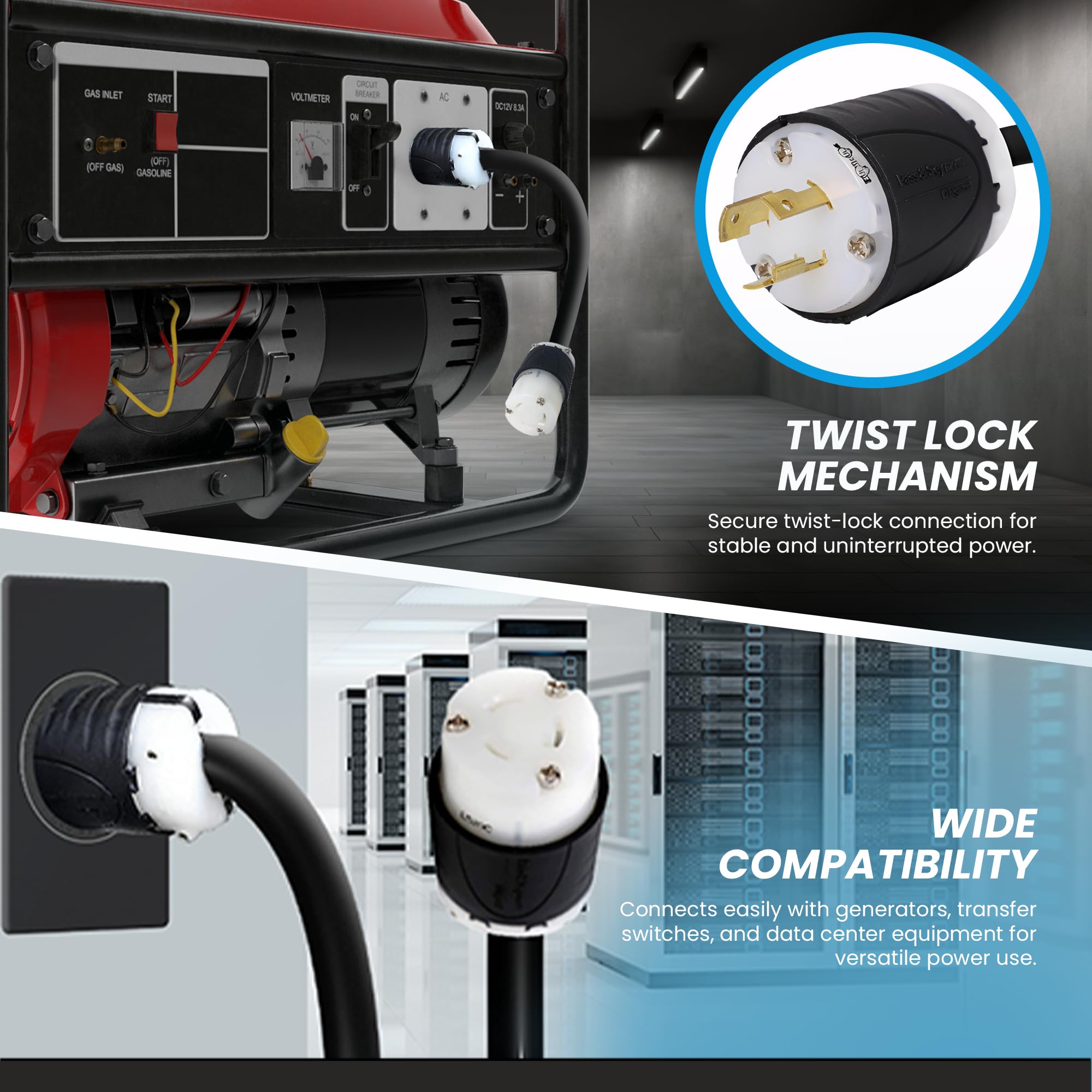 Amazon.com: IronBox Electric NEMA L5-20 Plug to L5-20 Connector