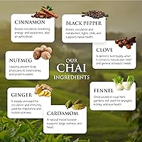 Vista 5 de Third St Chai, jengibre de lengua de dragón, 32 onzas líquidas