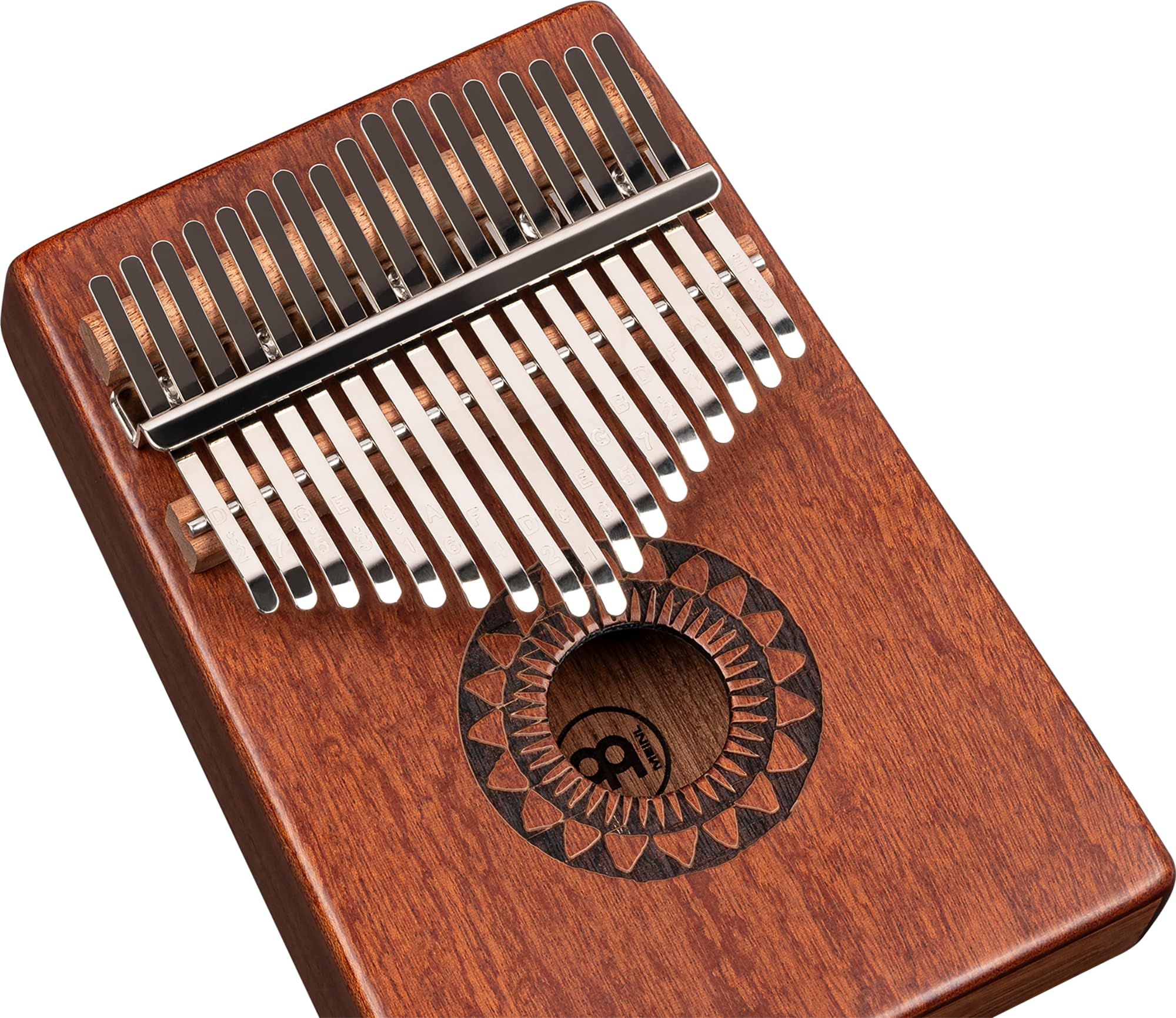 Meinl Percussion Kalimba Piano à pouce, 17 touches, avec marteau d'accordage et étui, pour la méditation, l'ASMR, la thérapie sonore et le yoga (KA17SU)