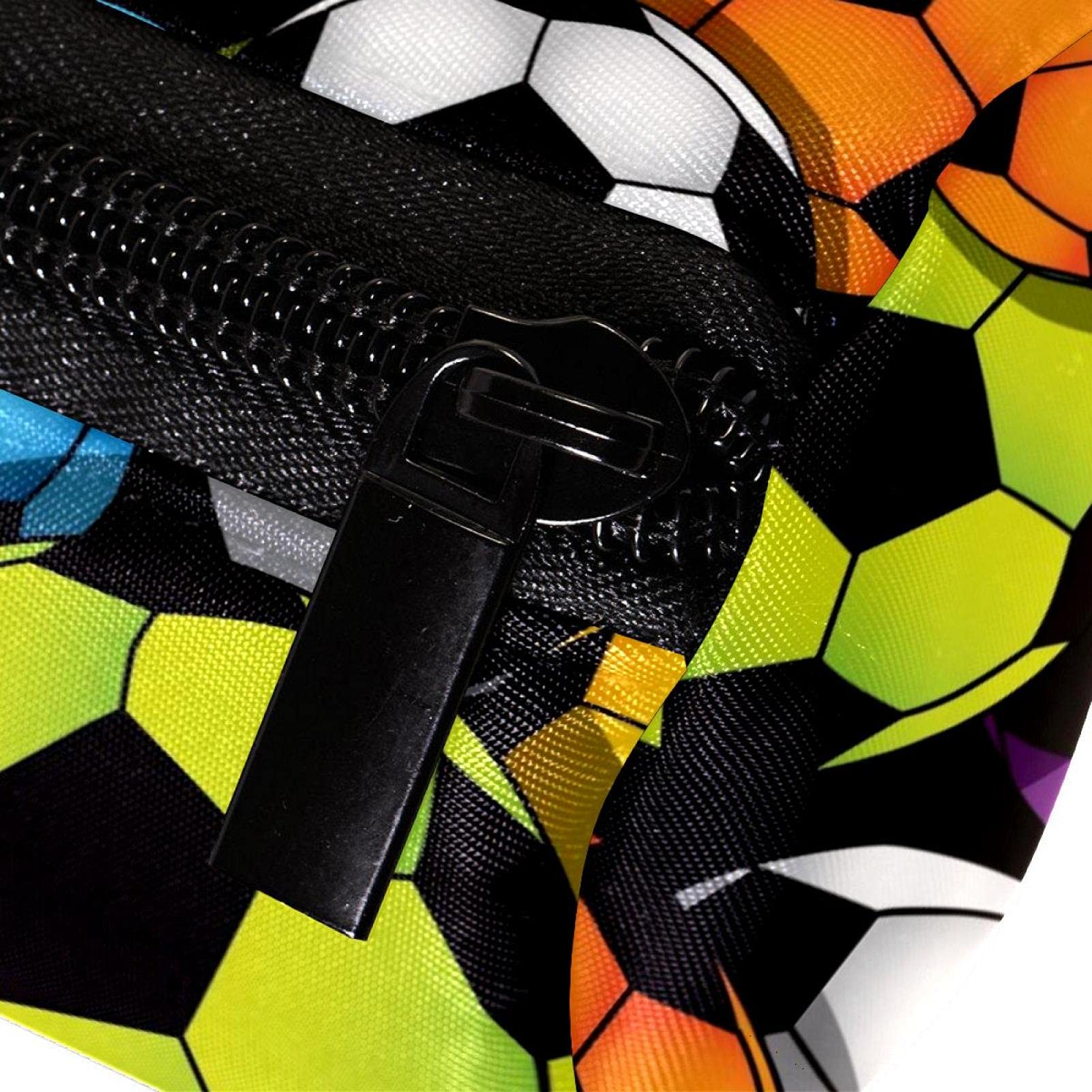 Astuccio Sportivo Con Stampa Pallone Da Calcio – Portapenne In Tessuto Oxford Con Cerniera – Per Bambini, Ragazzi E Adulti - 2