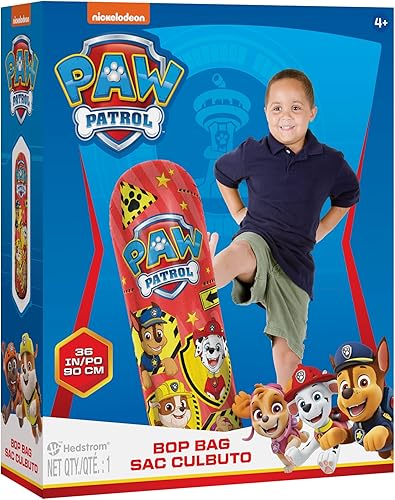 Vista 13 de Hedstrom Paw Patrol Bop - Saco de boxeo inflable, 42 pulgadas Patrulla Can
