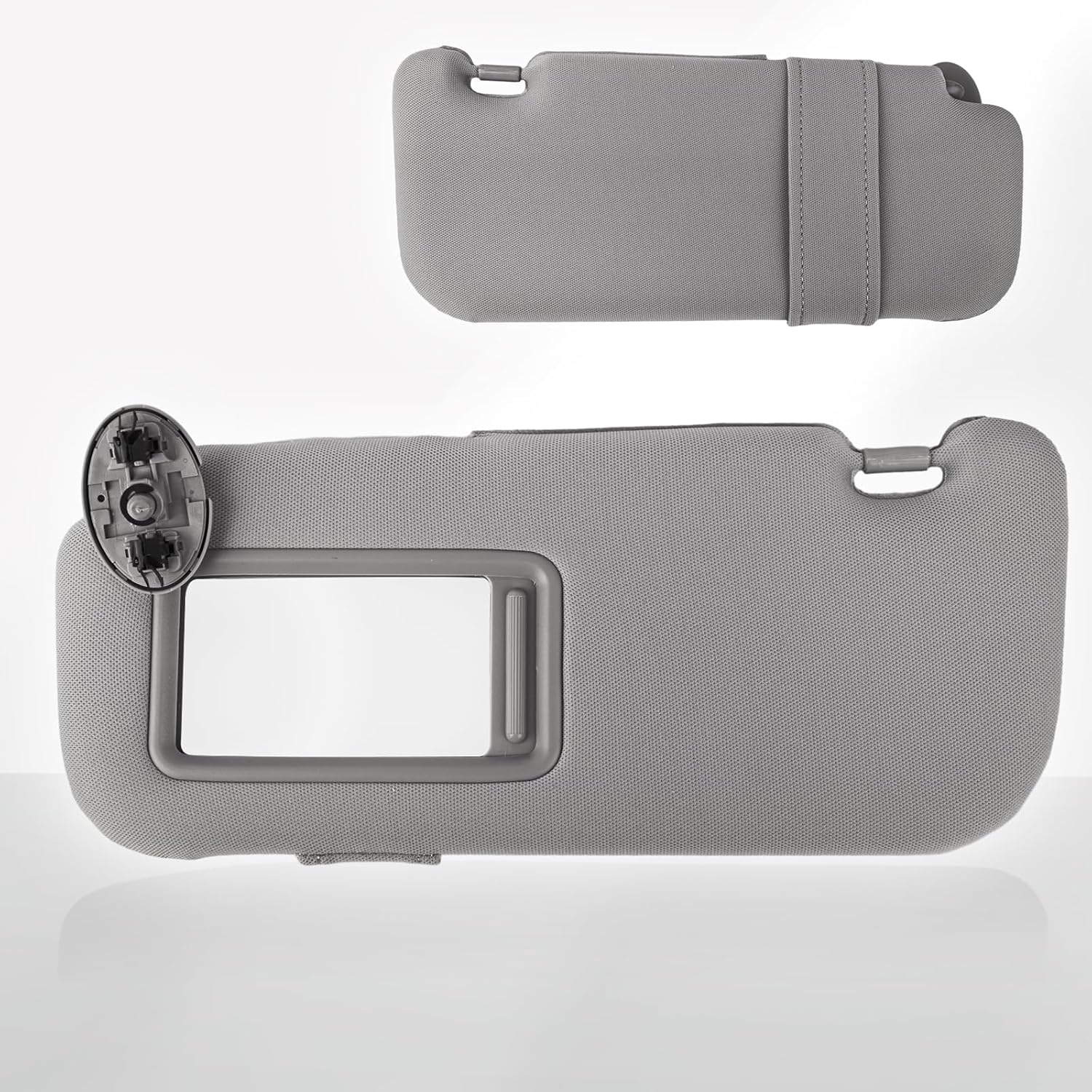 Driver Side Sun Visor Fit for Toyota Corolla 2009 2010 2011 2012 2013 Replace 74320-02711-E0 Front Left | Sun Protection Shade | Makeup Mirror | Gray | Cloth