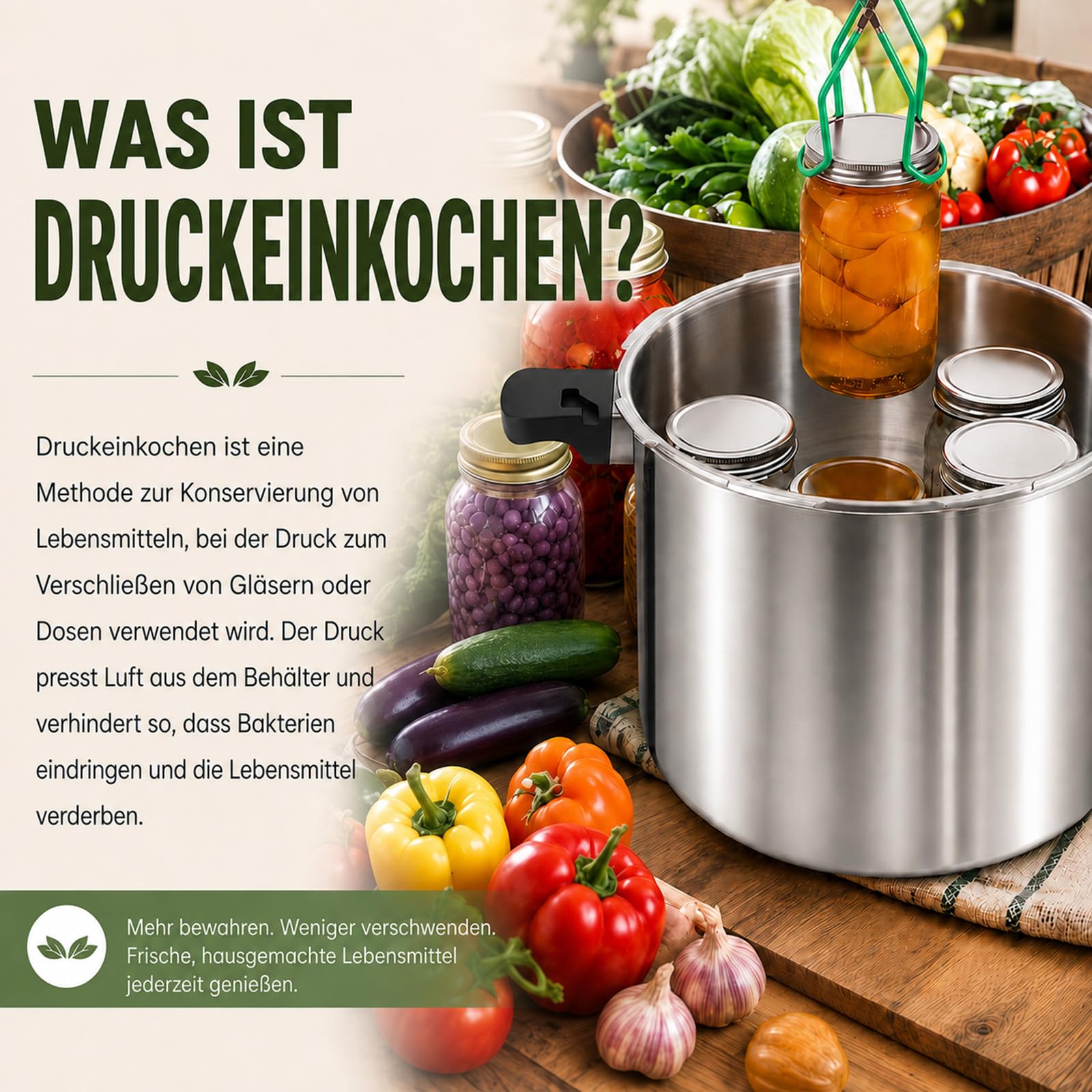 22 Liter Dampfkochtopf Multifunktions-Schnellkochtopf Canner