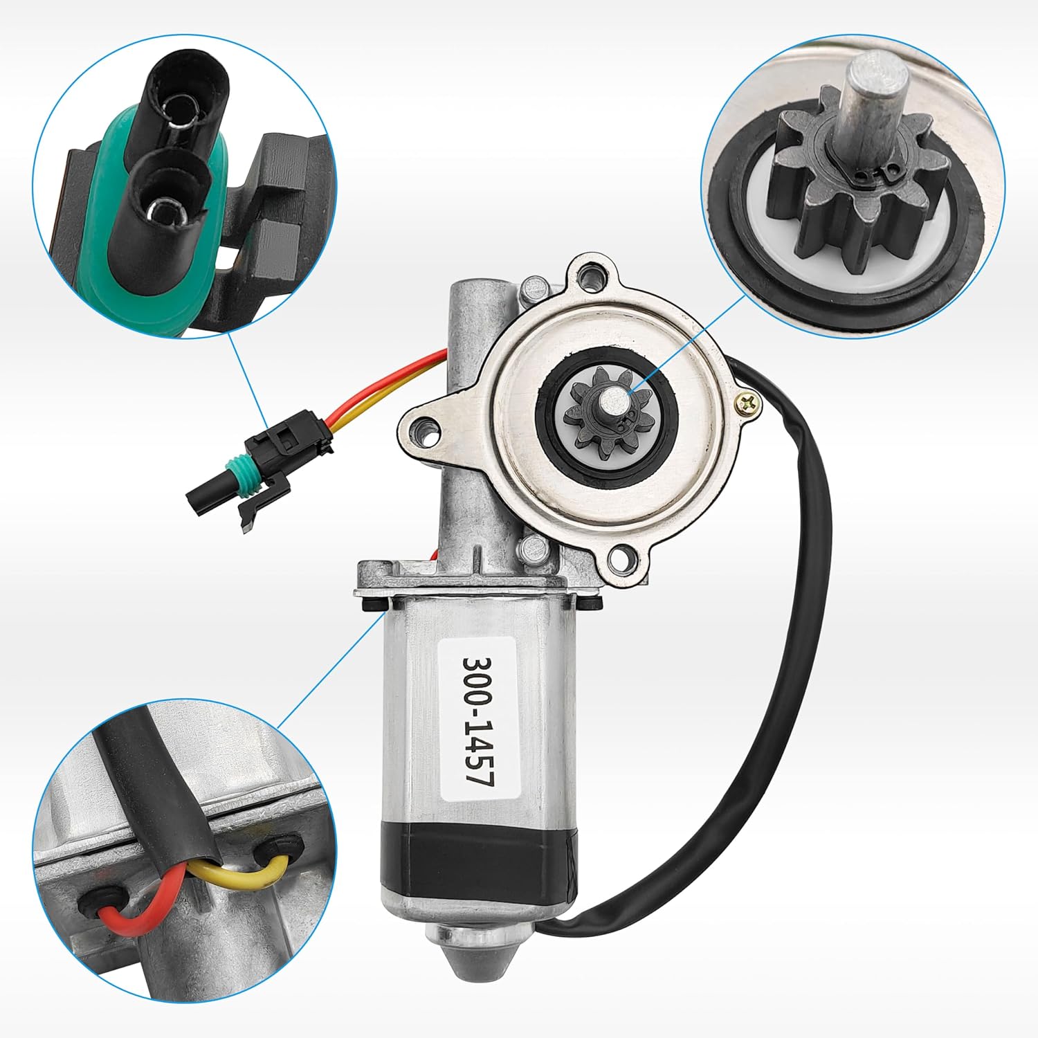 RV Entry Step Motor Compatible with Kwikee Electric RV Steps 24 25 42 44 47 Revolution Series, Replace# 300-1457, 094707-05-701, 1010002326