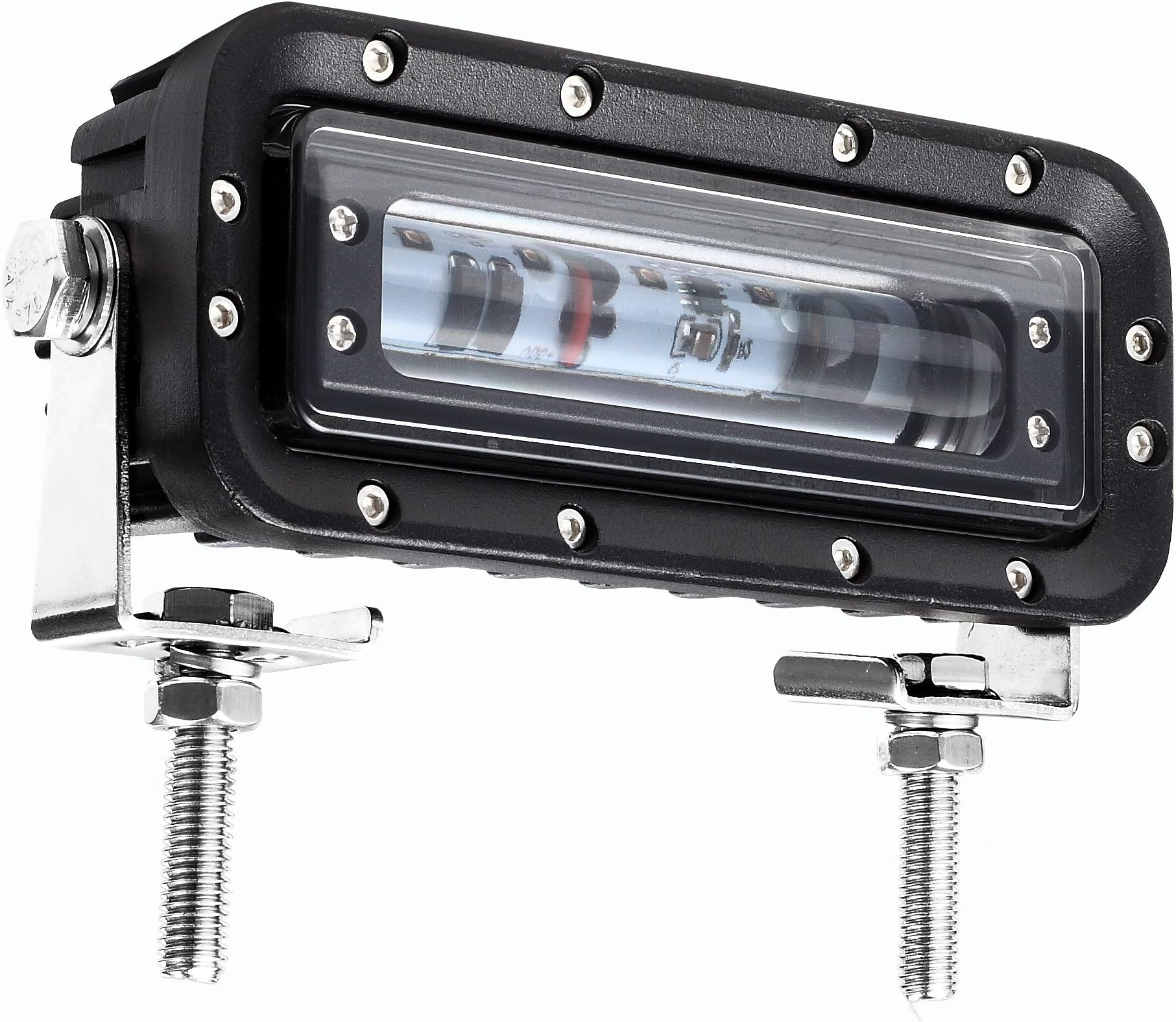 LED Straight line Forklift Area Safety Light 18W LED Work lights Blue/Red Zone Risk Danger Area Warning Light Warehouse Fork Forklift Truck Security Indicator Safety Light(12 months warranty)