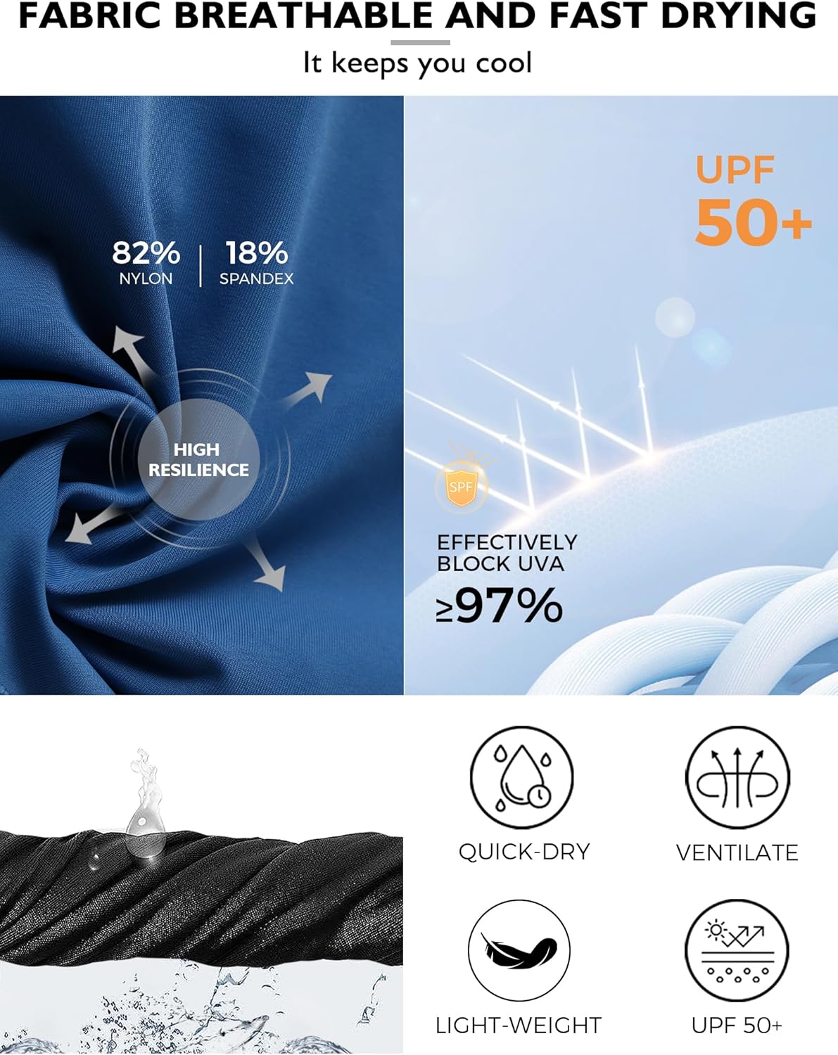 Buauty 4 Swim Board Shorts Women(MBS) Mist Blue - Image 4