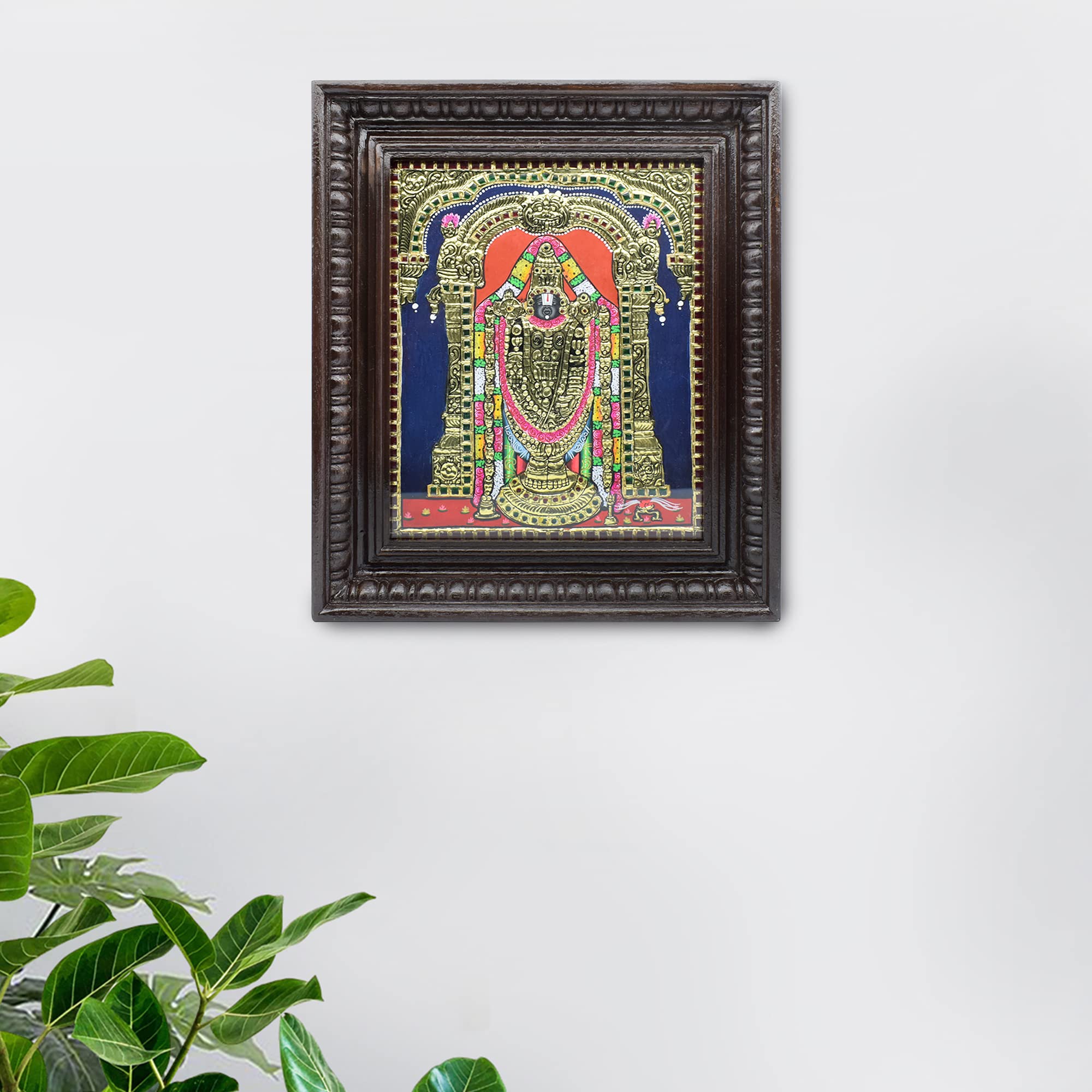 Buy Puja N Pujari Tirupati Balaji Venkateswara Swamy Tanjore Paintings