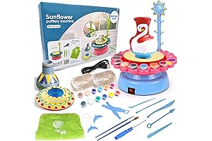 Make it Real Mini Pottery Wheel Art Craft Toys