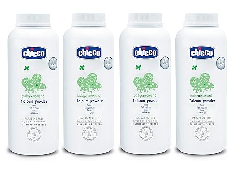 Chicco Baby Powder 150gms (Pack of 4) (150 g)