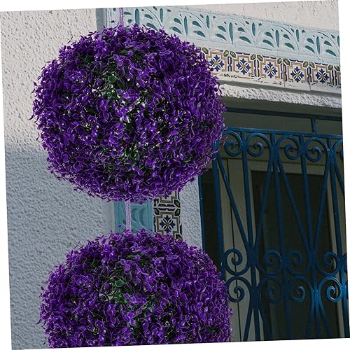 Miniatura 4 de Ciieeo Bola de hierba de eucalipto, plantas de interior, bola de boj de imitación para interiores, decoración de Navidad, decoración artificial para