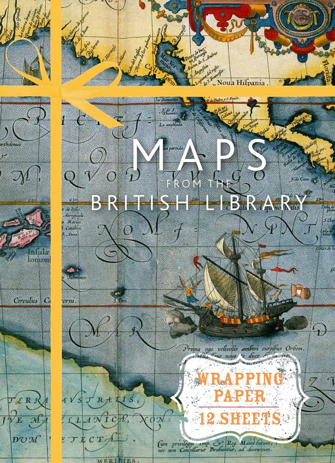 Maps: from the British Library (Wrapping Paper Books) Paperback – 3 Sept. 2015