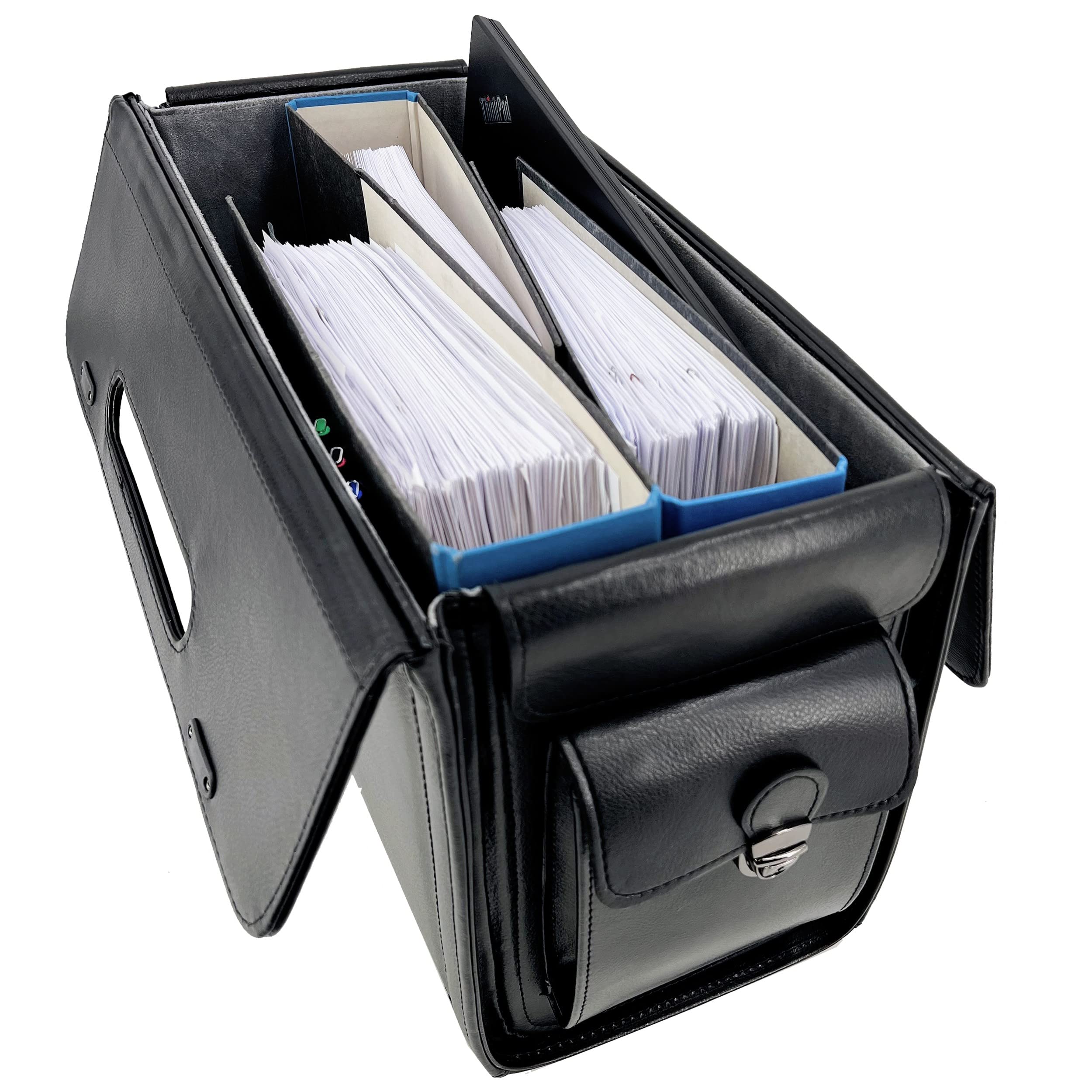 Roberto Romano handgefertigter Luxus Pilotenkoffer Milano aus Echtem Leder in schwarz 45043 | Lederkoffer, Aktenkoffer, Businesskoffer | Zeitloses Design Businessgarderobe, Formal oder Smart Casual