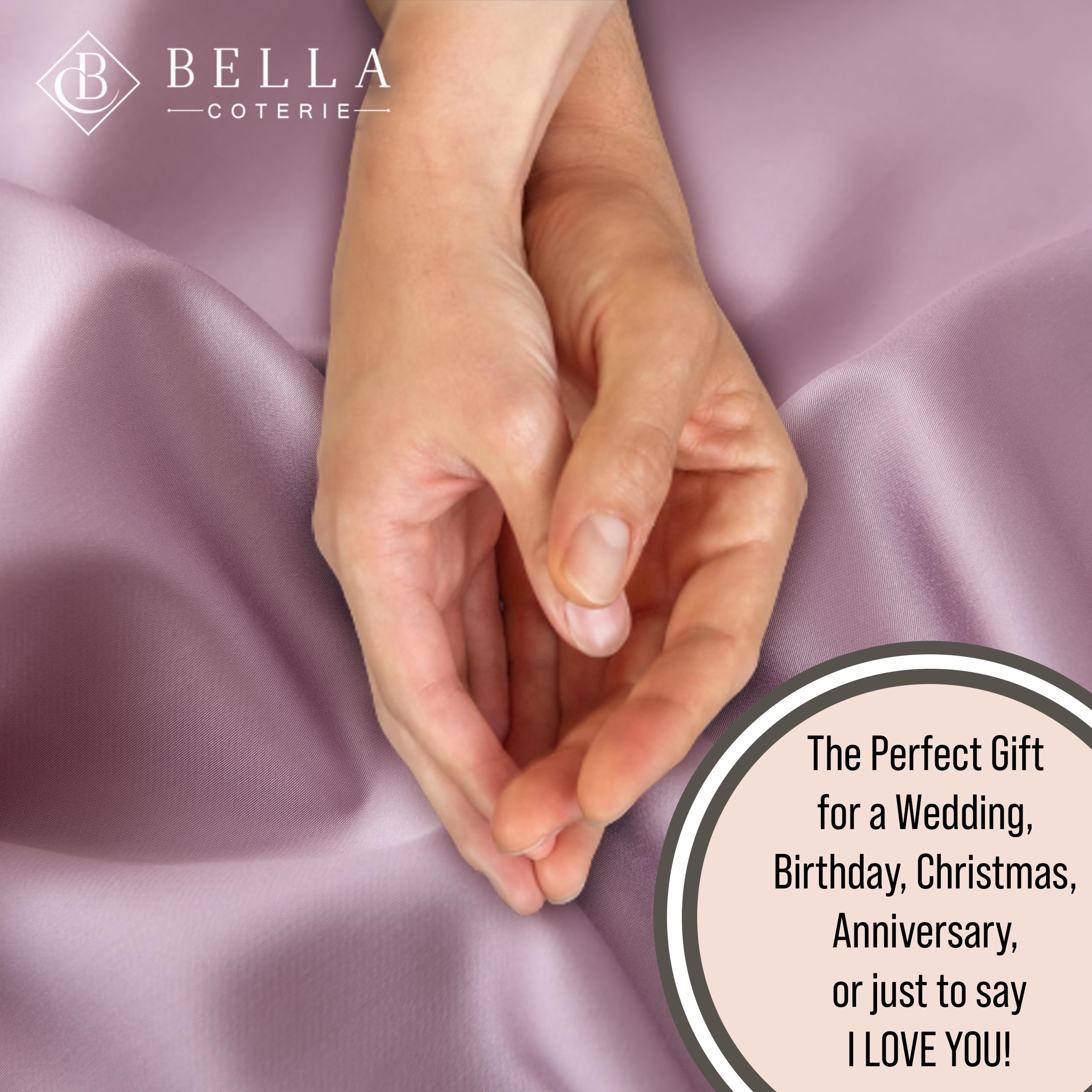 Bella Coterie Luxury Bamboo Viscose Queen Size Sheet Set | 100% Organically Grown | Ultra Soft | Cooling for Hot Sleepers | 18" Deep Pocket [Lilac]